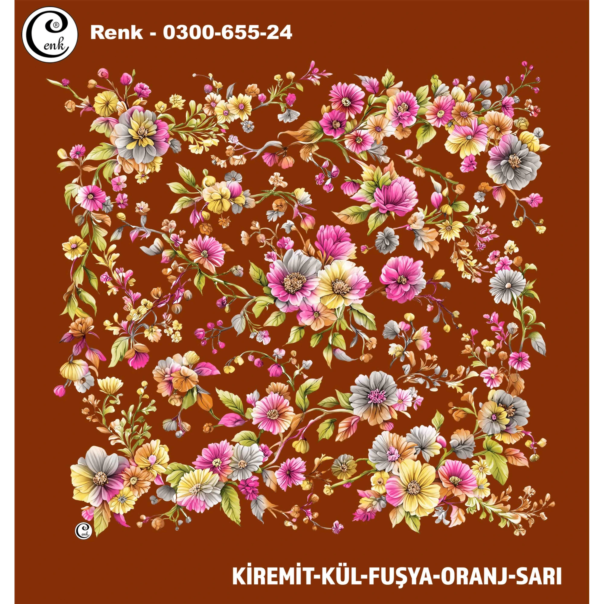 Cenk Desenli Oyalık Yazma 655-24