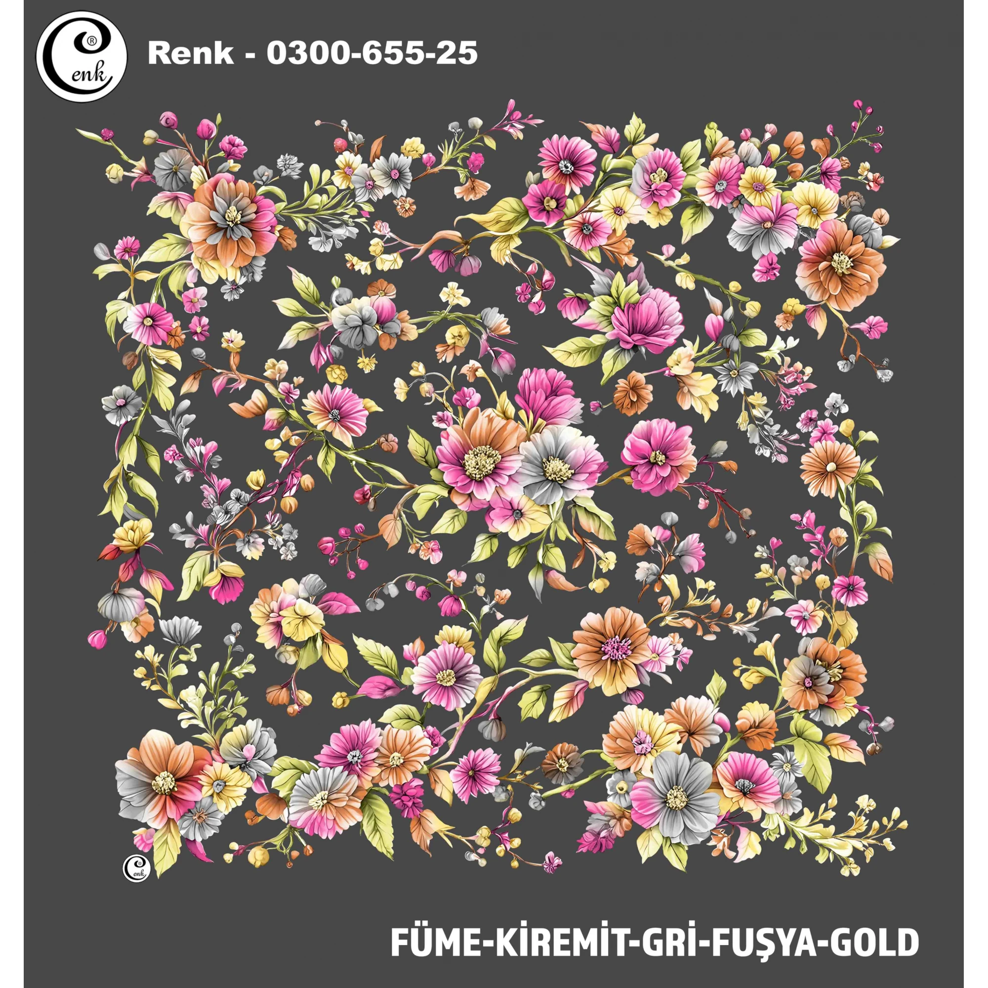 Cenk Desenli Oyalık Yazma 655-25