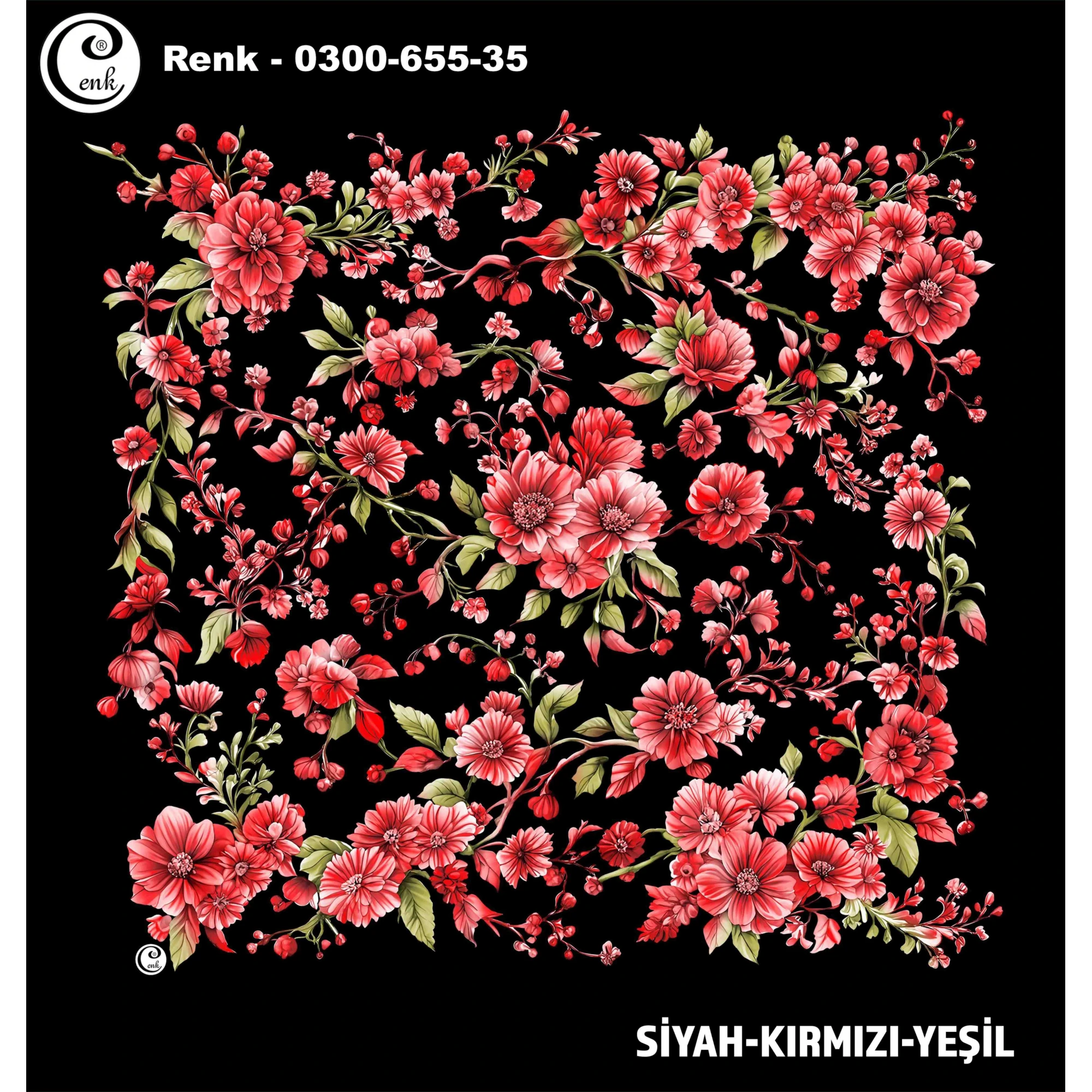 Cenk Desenli Oyalık Yazma 655-35