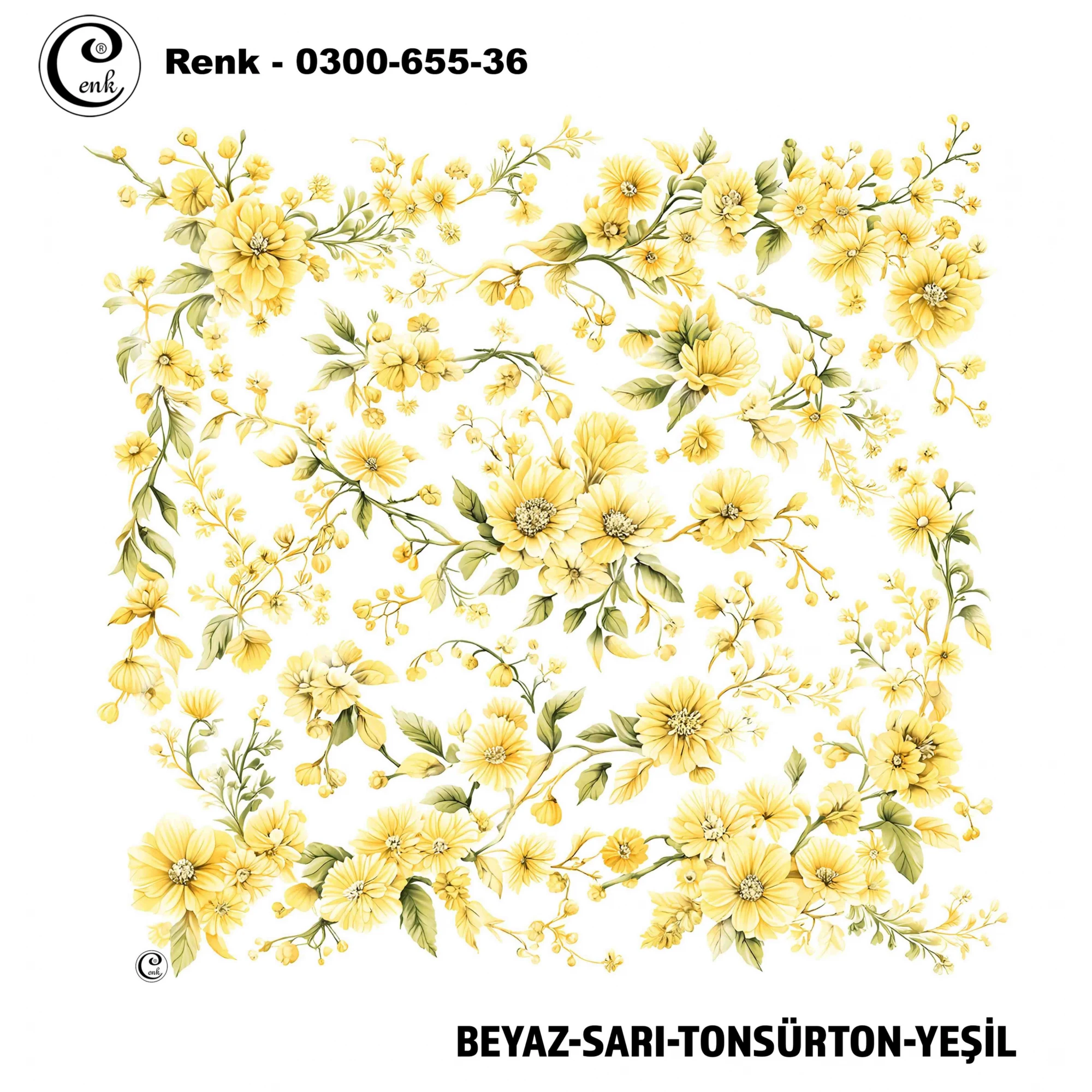 Cenk Desenli Oyalık Yazma 655-36