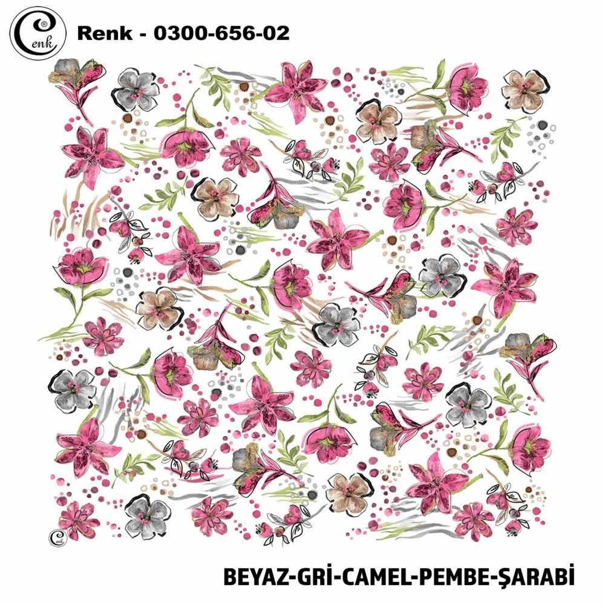 Cenk Desenli Oyalık Yazma 656-02