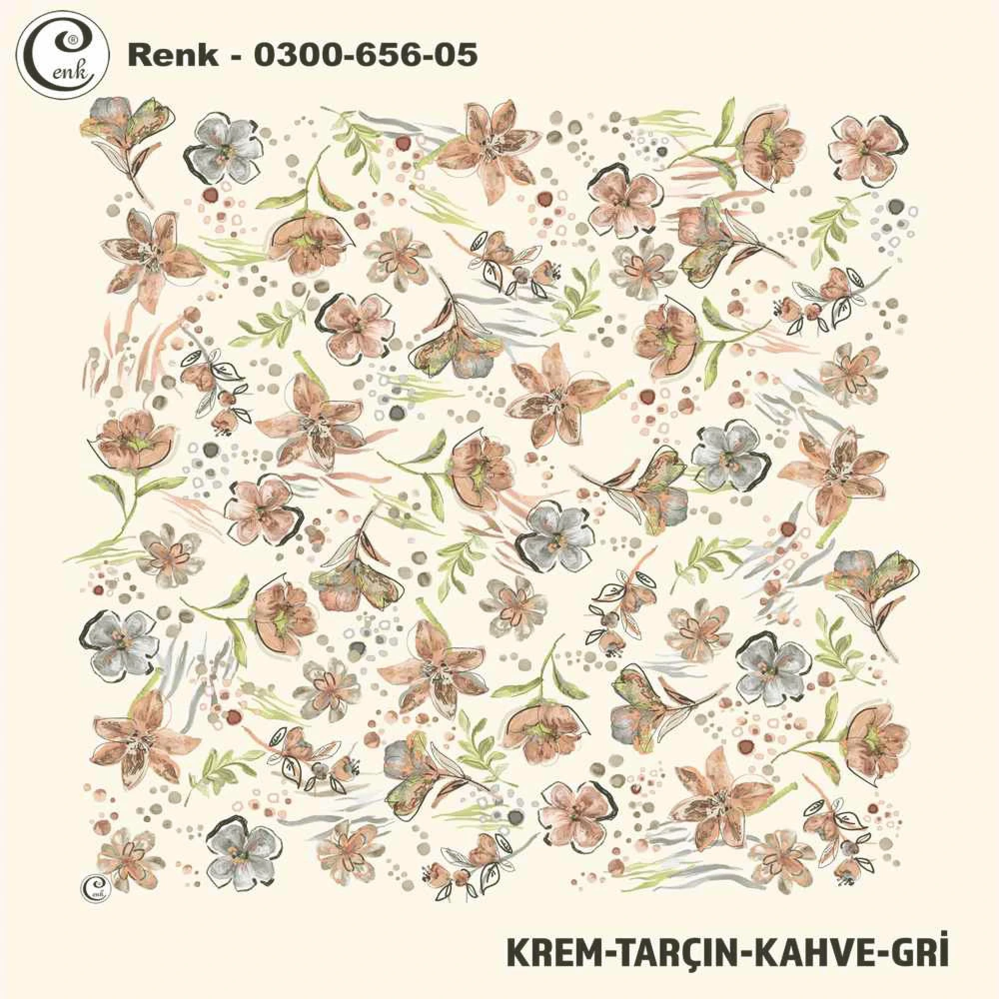 Cenk Desenli Oyalık Yazma 656-05