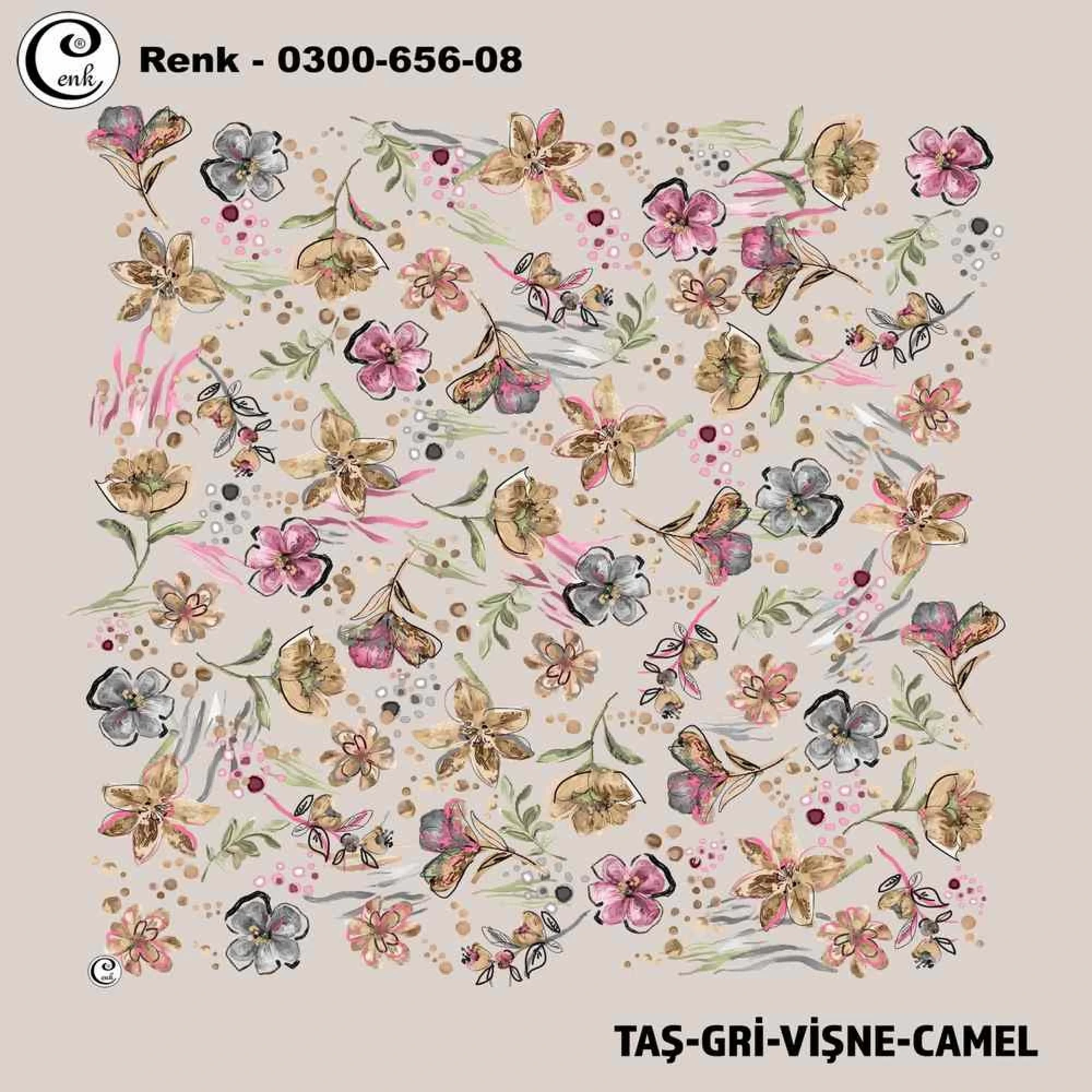 Cenk Desenli Oyalık Yazma 656-08