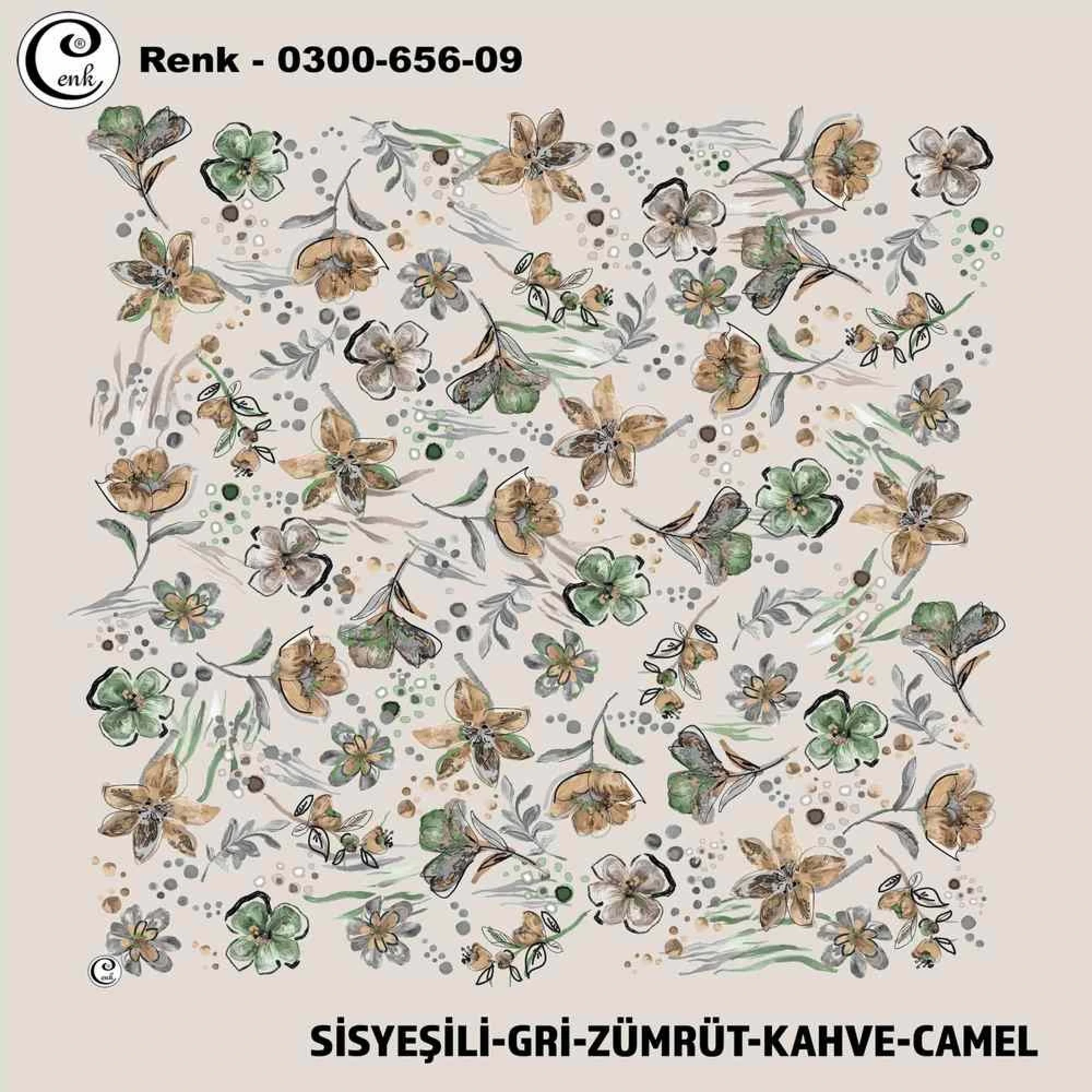Cenk Desenli Oyalık Yazma 656-09