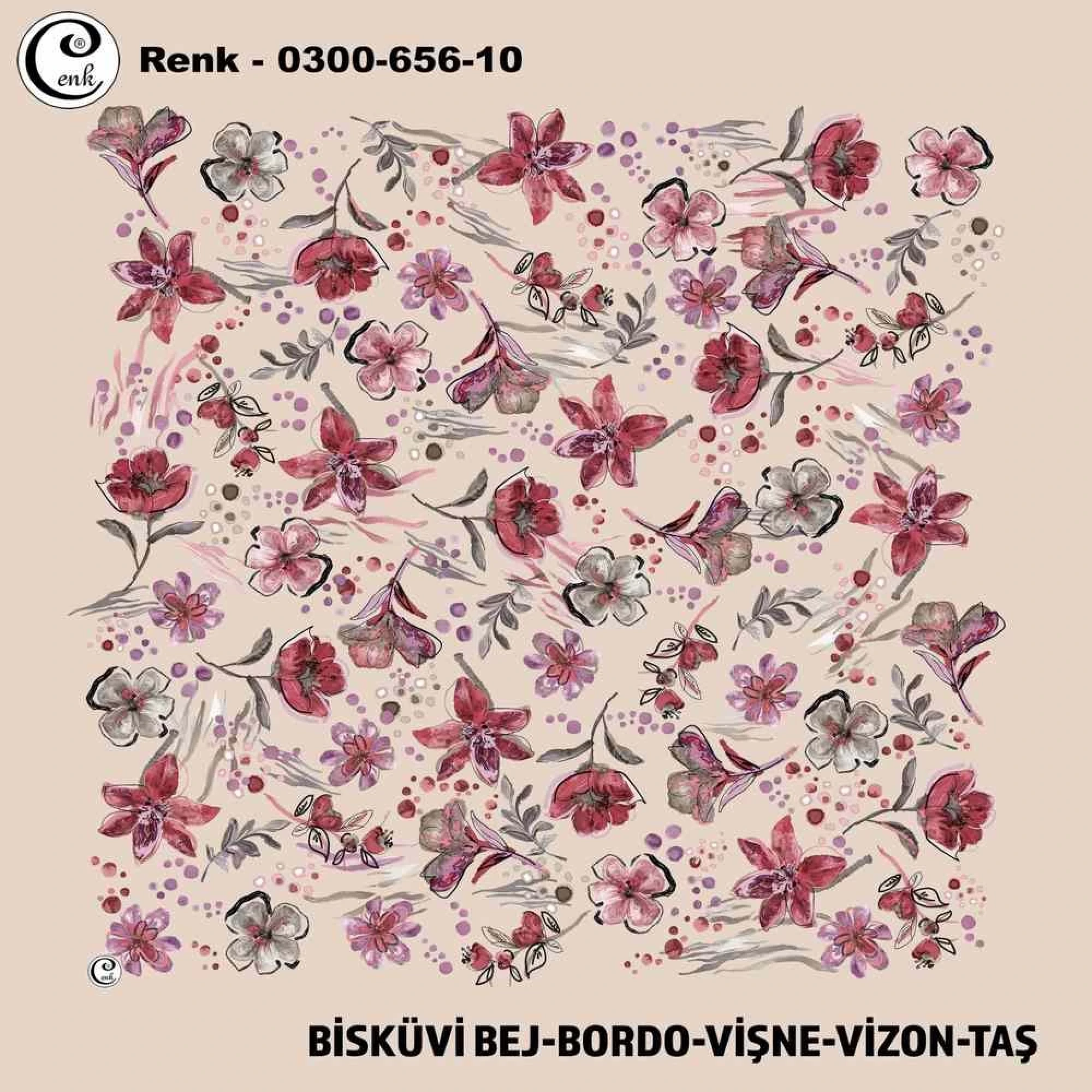 Cenk Desenli Oyalık Yazma 656-10