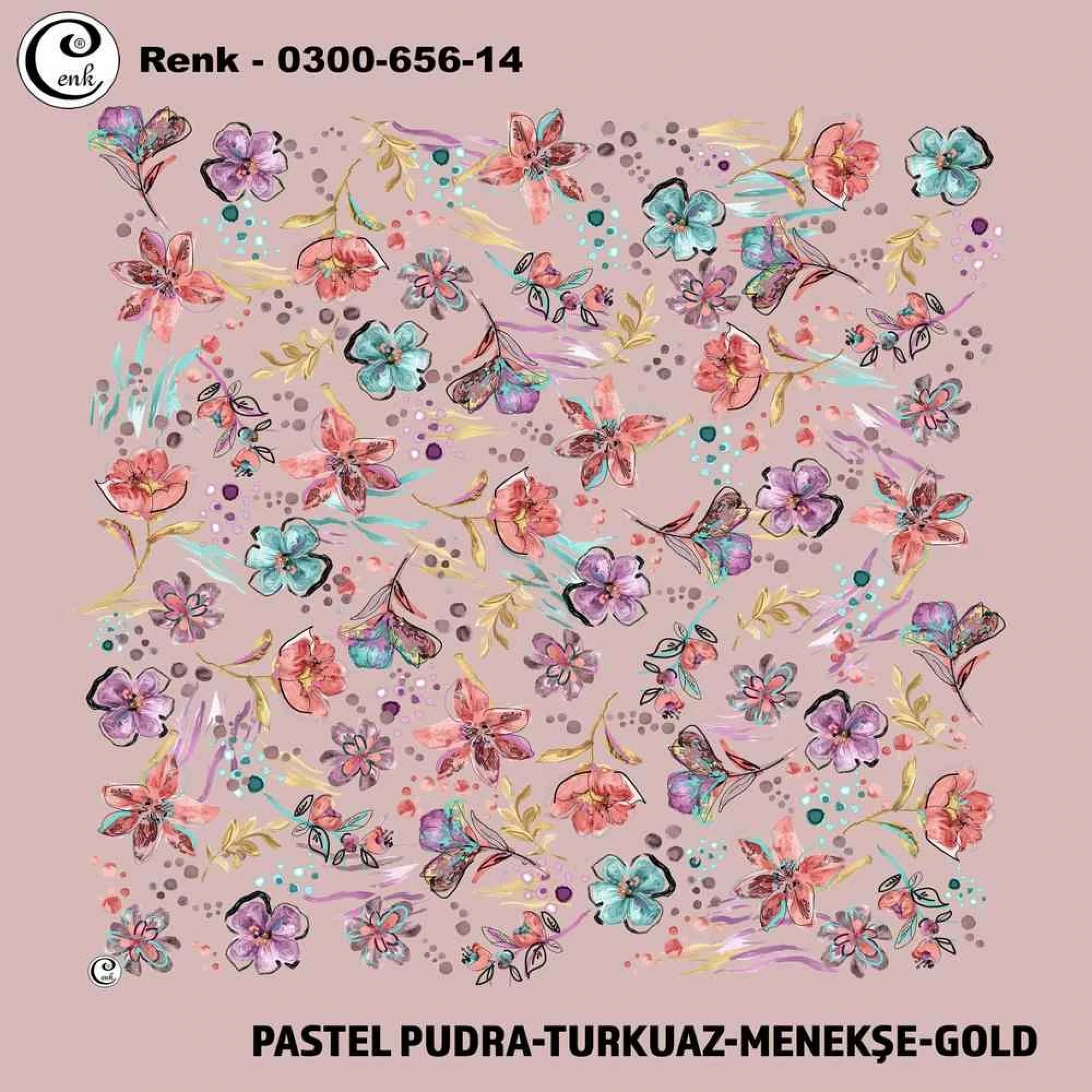 Cenk Desenli Oyalık Yazma 656-14
