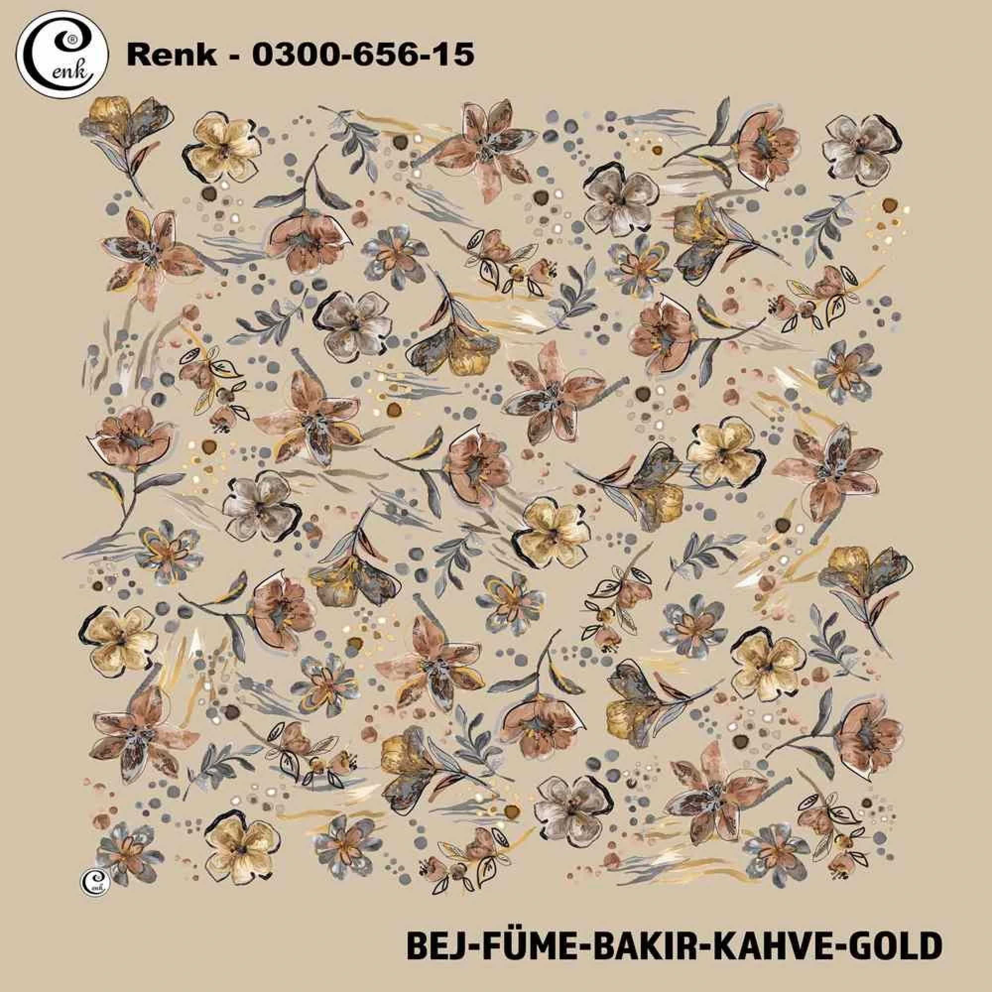 Cenk Desenli Oyalık Yazma 656-15