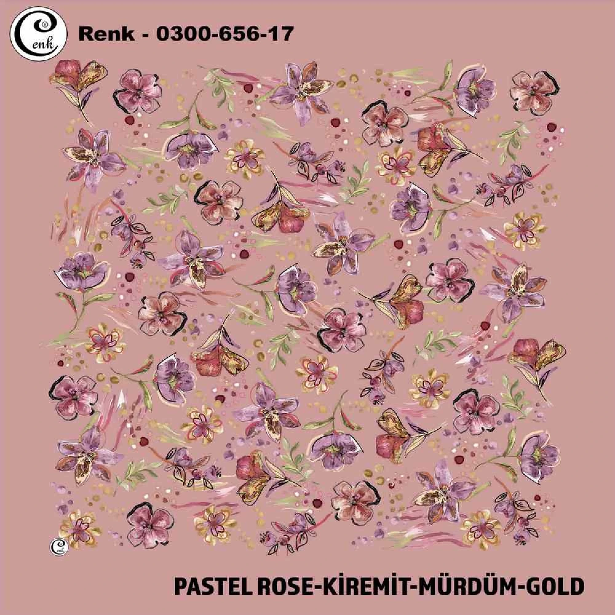 Cenk Desenli Oyalık Yazma 656-17