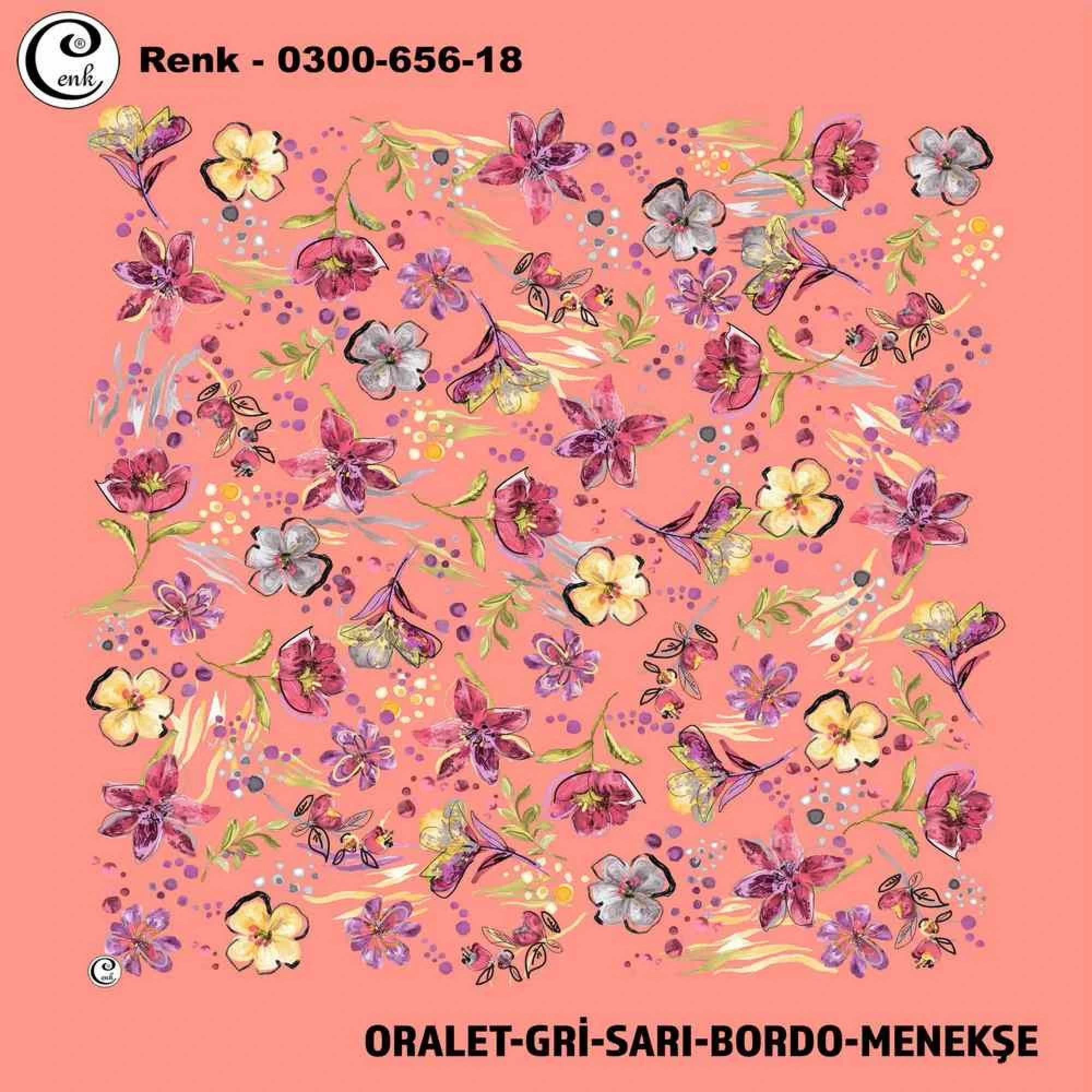 Cenk Desenli Oyalık Yazma 656-18