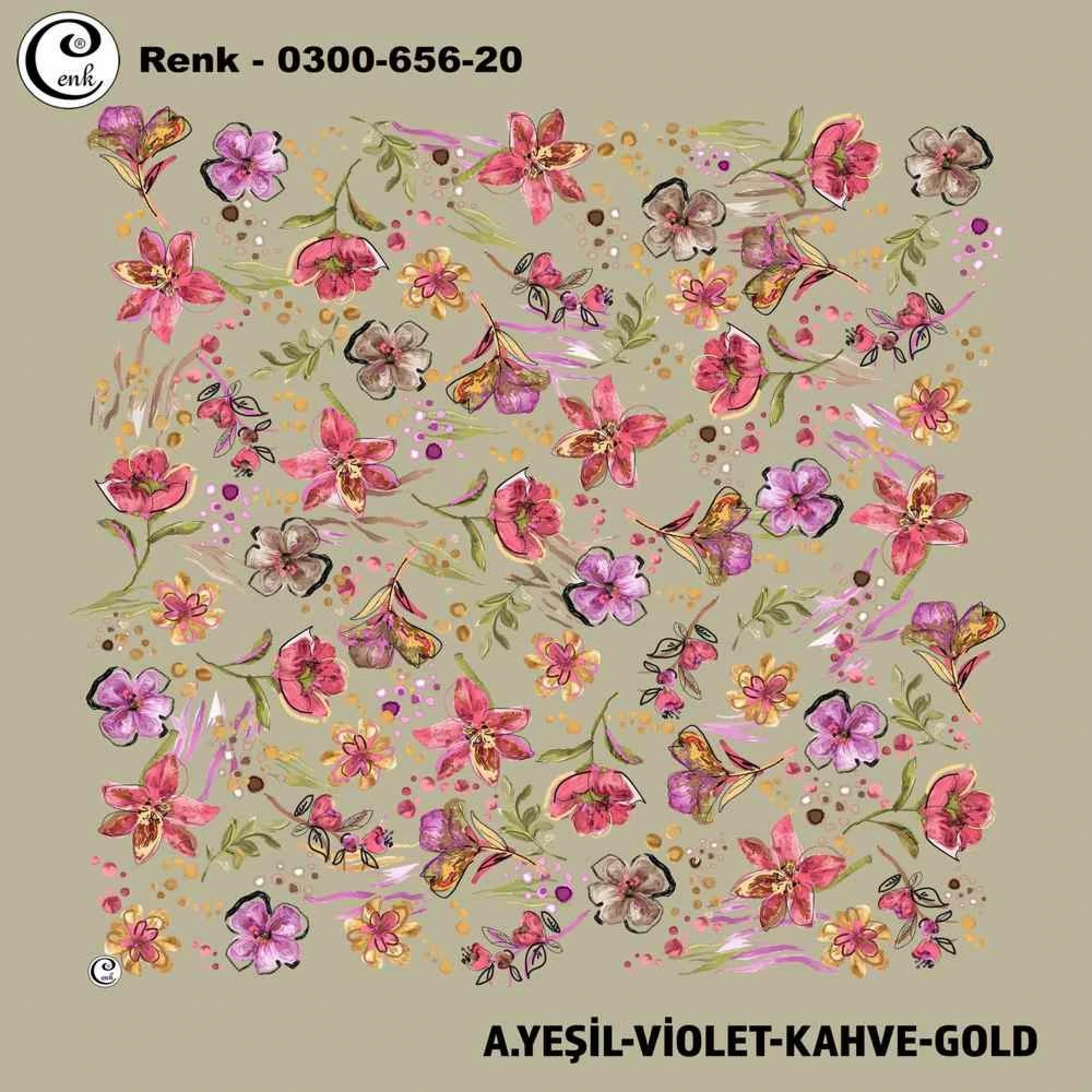 Cenk Desenli Oyalık Yazma 656-20