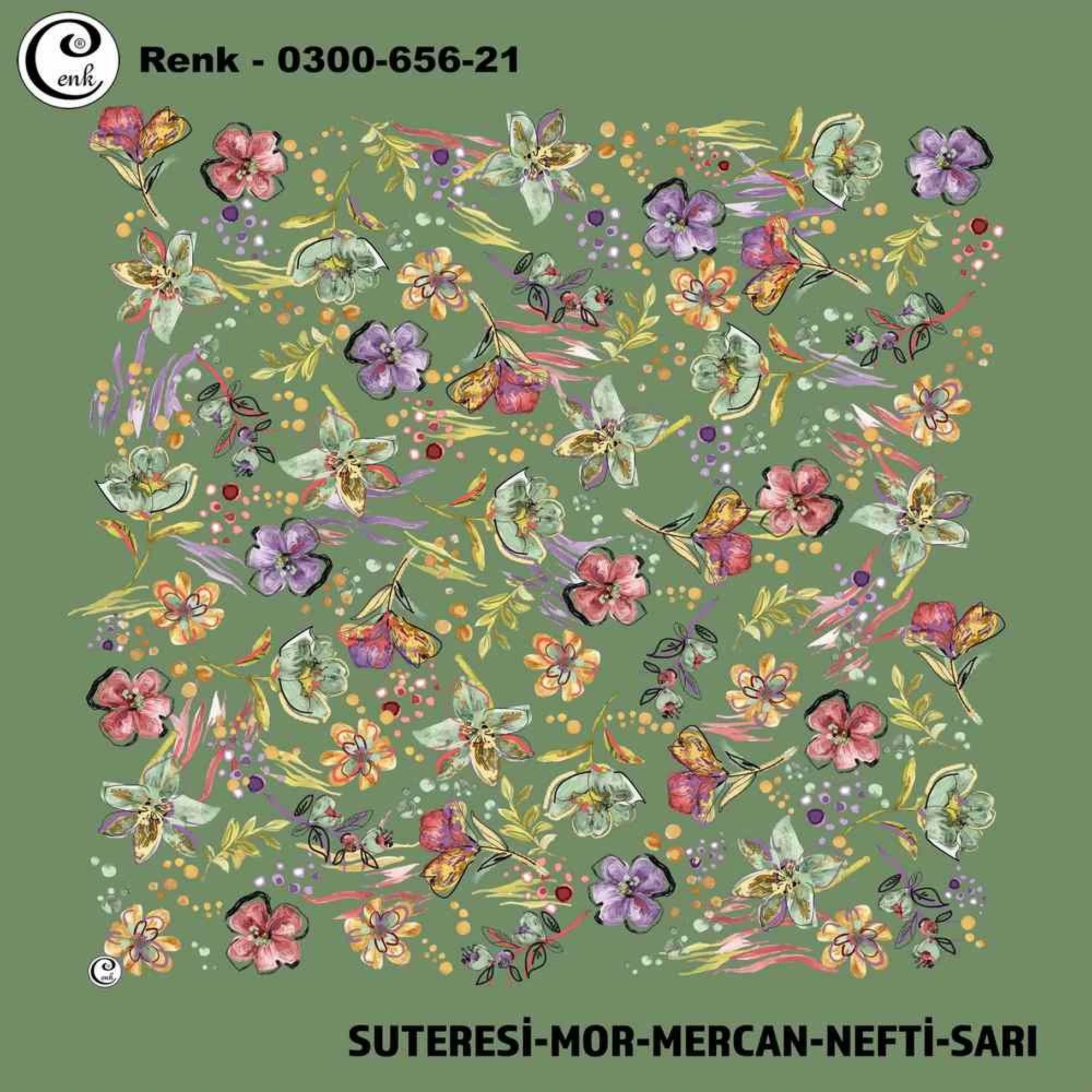 Cenk Desenli Oyalık Yazma 656-21