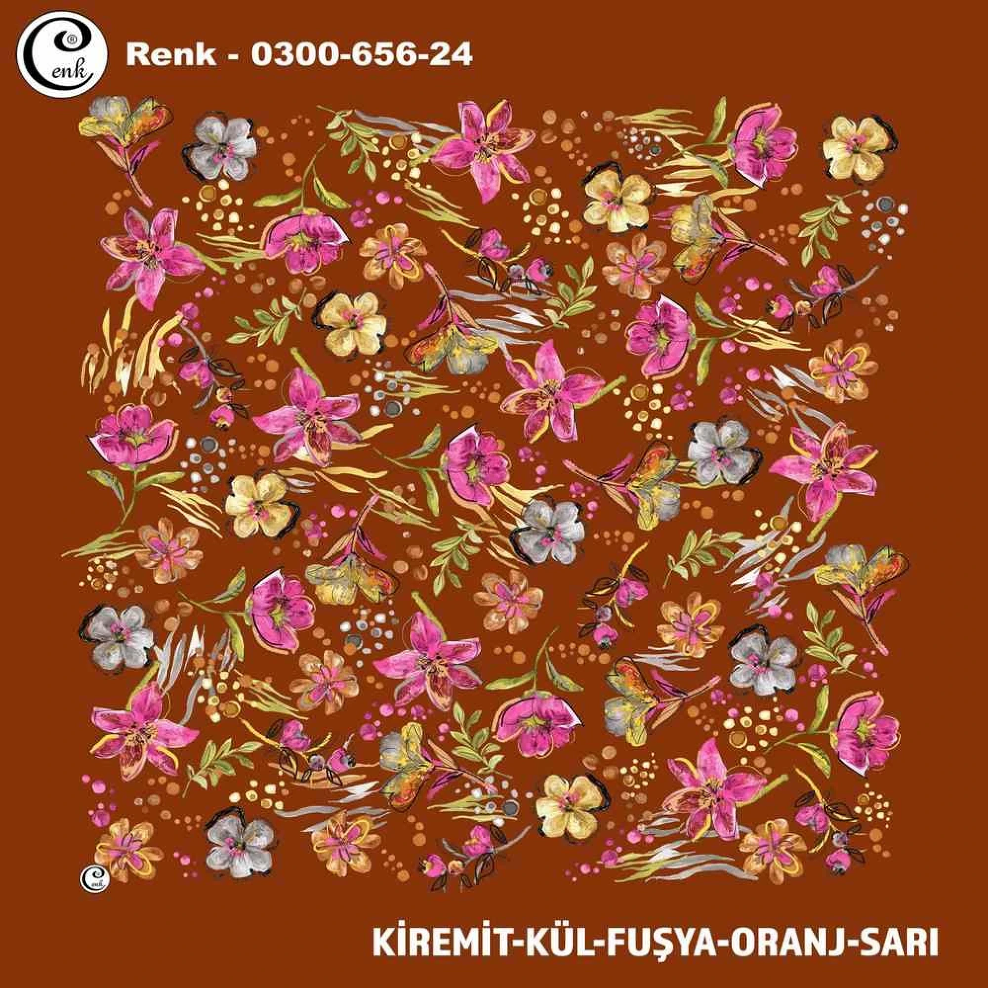 Cenk Desenli Oyalık Yazma 656-24