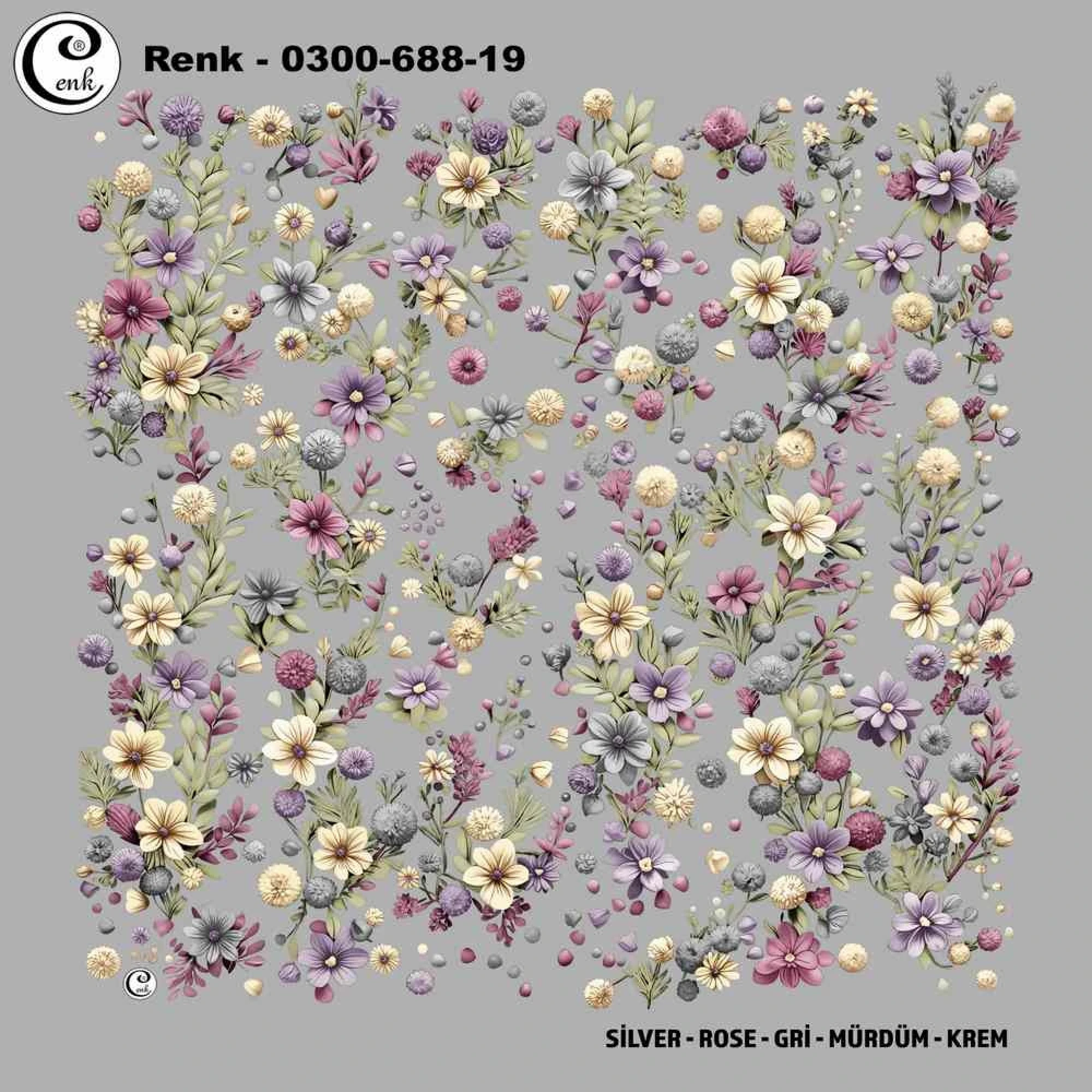 Cenk Desenli Oyalık Yazma 688-19