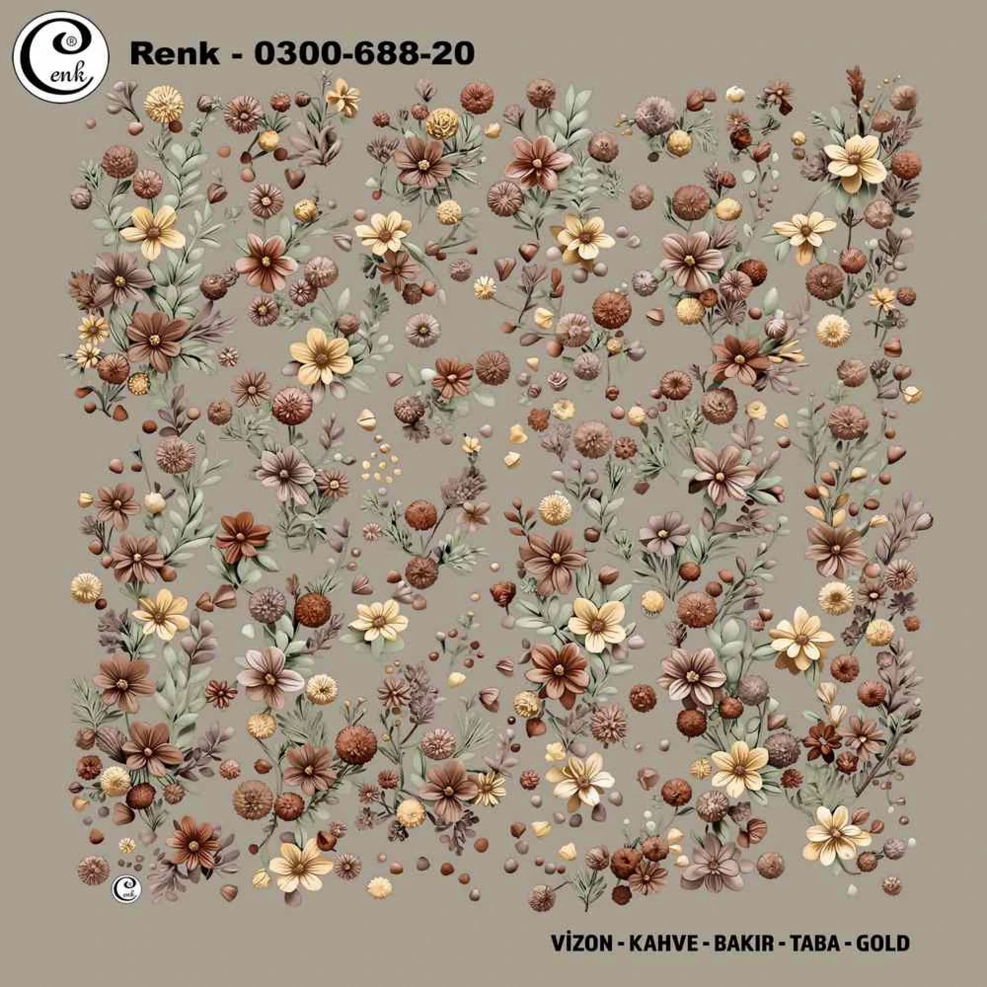 Cenk Desenli Oyalık Yazma 688-20