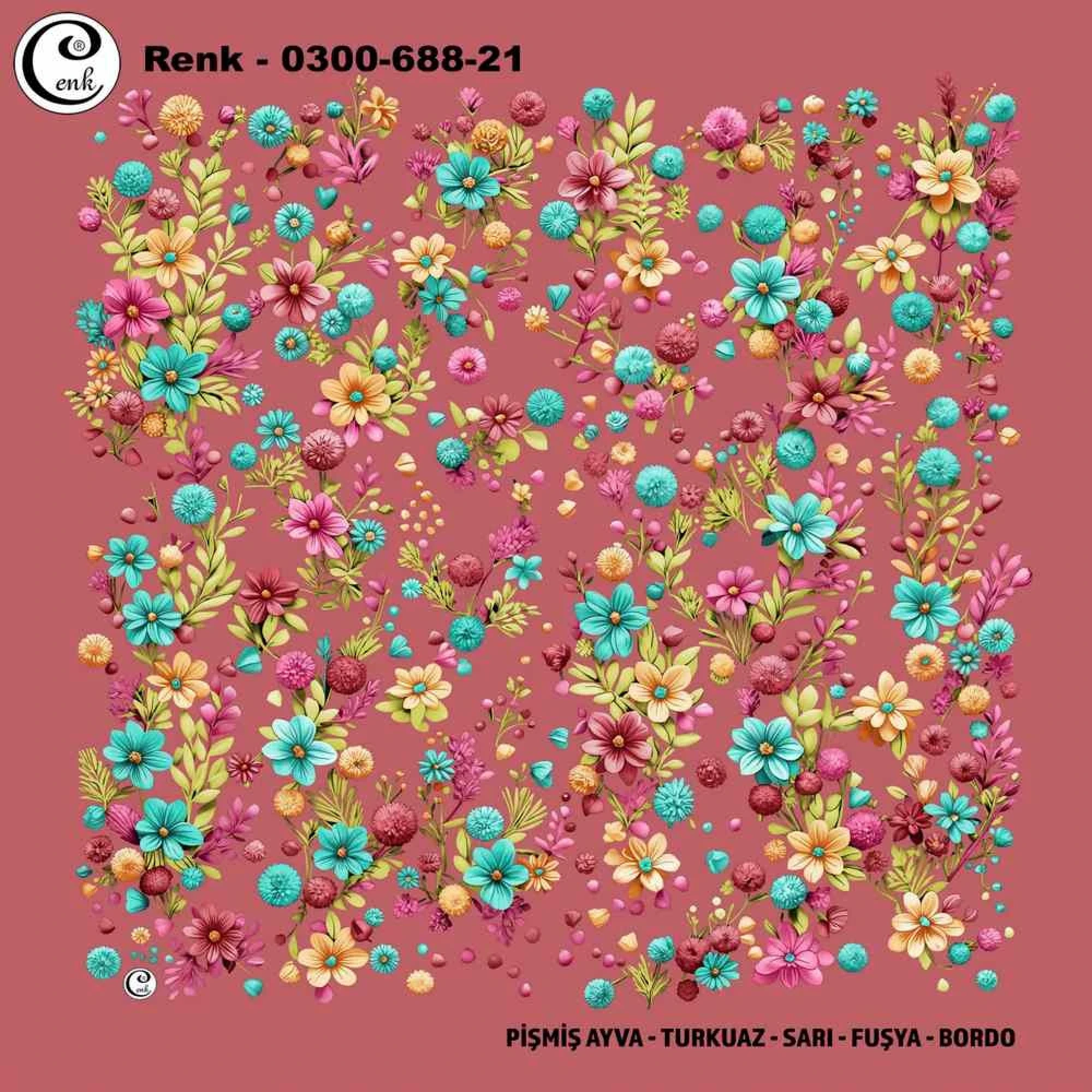 Cenk Desenli Oyalık Yazma 688-21