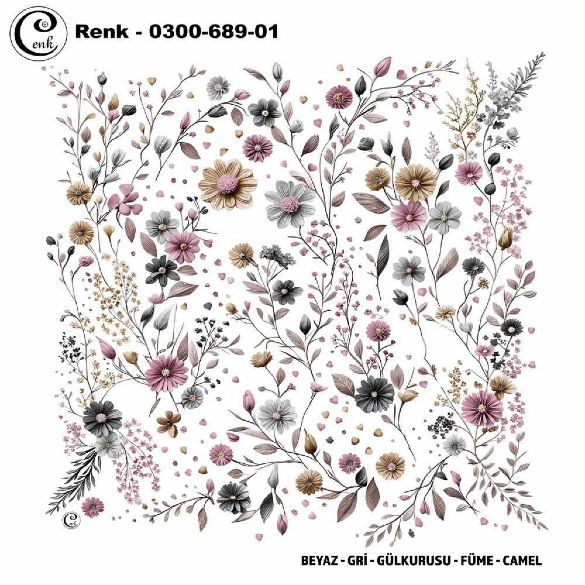 Cenk Desenli Oyalık Yazma 689-01