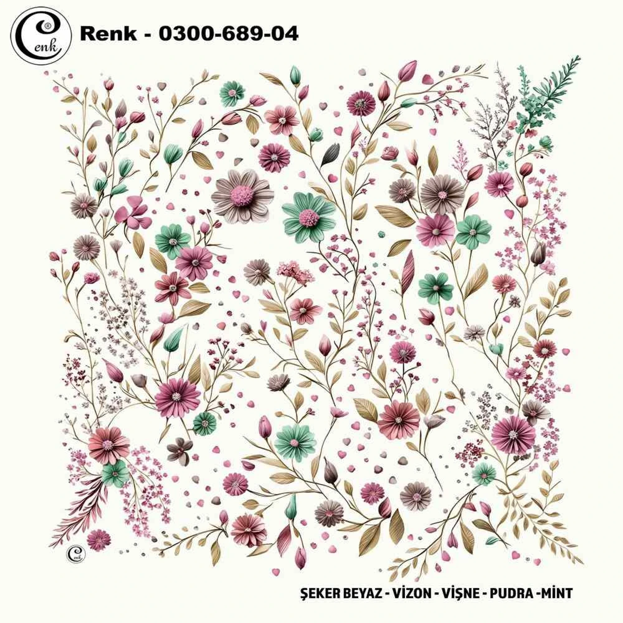 Cenk Desenli Oyalık Yazma 689-04