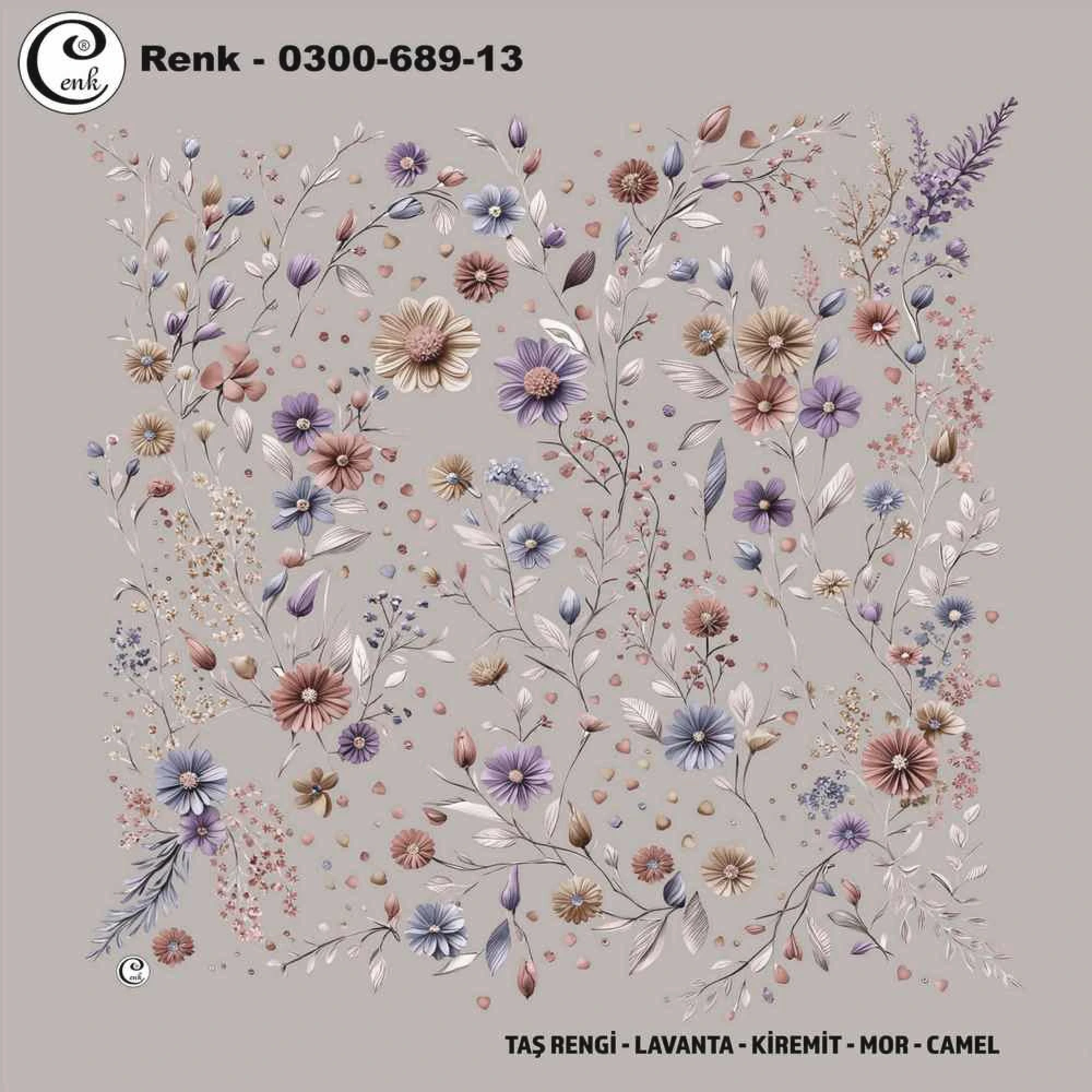 Cenk Desenli Oyalık Yazma 689-13