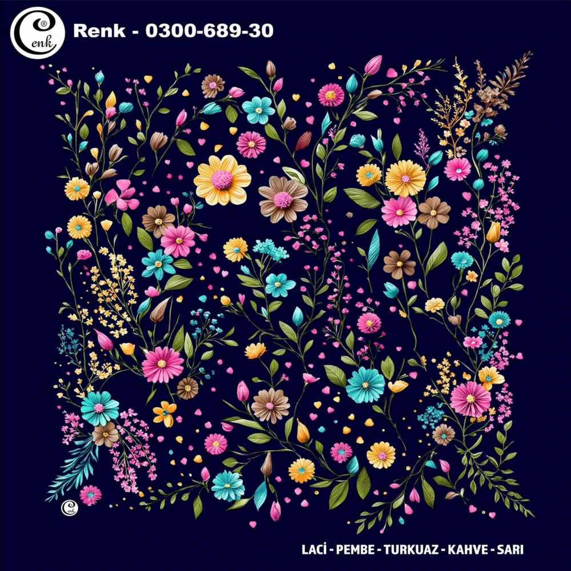 Cenk Desenli Oyalık Yazma 689-30