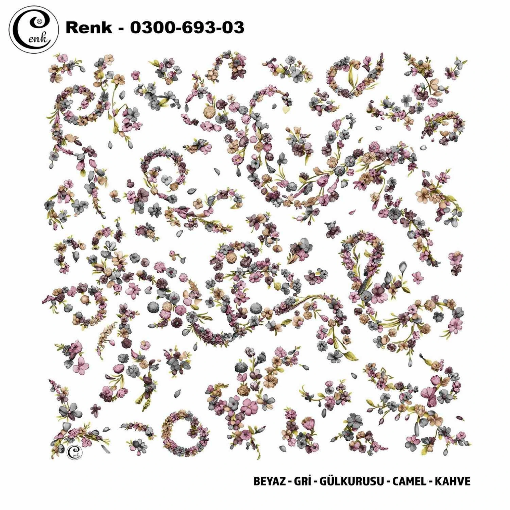 Cenk Desenli Oyalık Yazma 693-03