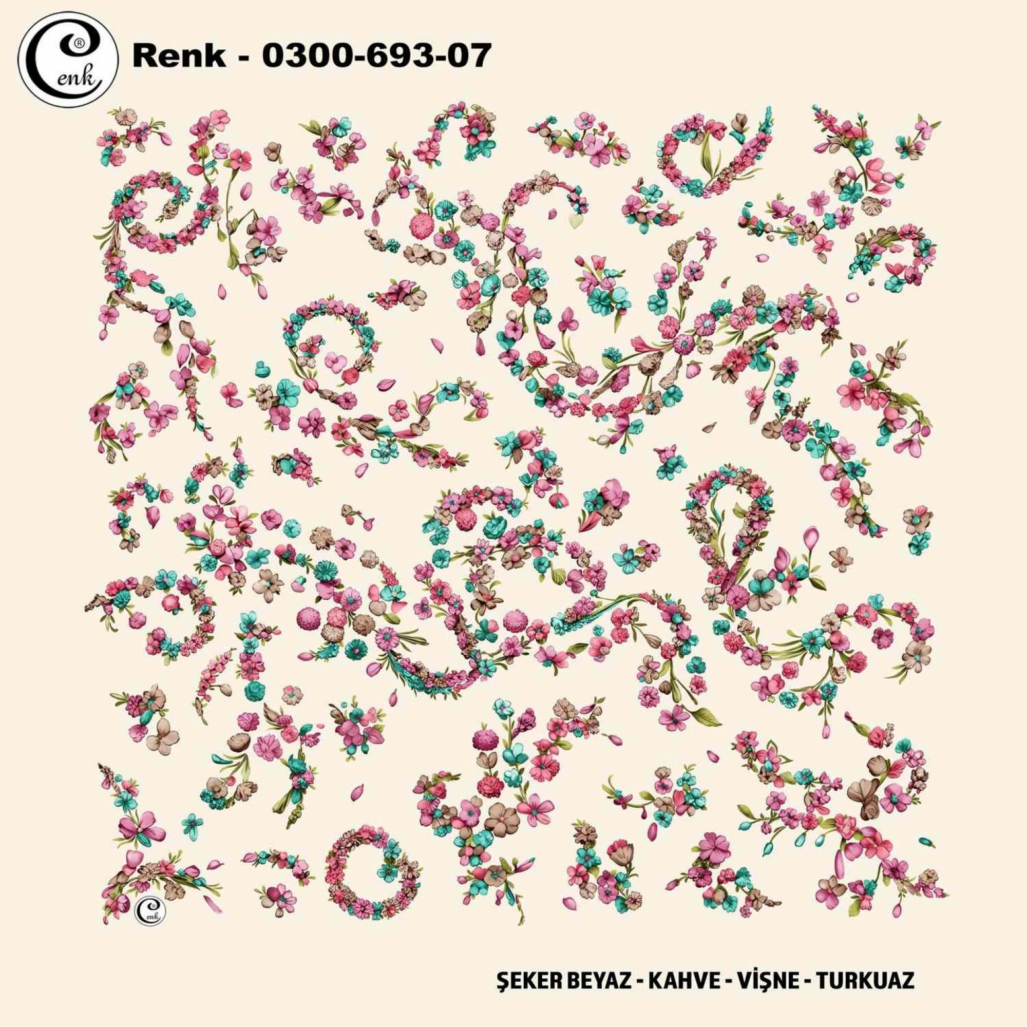 Cenk Desenli Oyalık Yazma 693-07