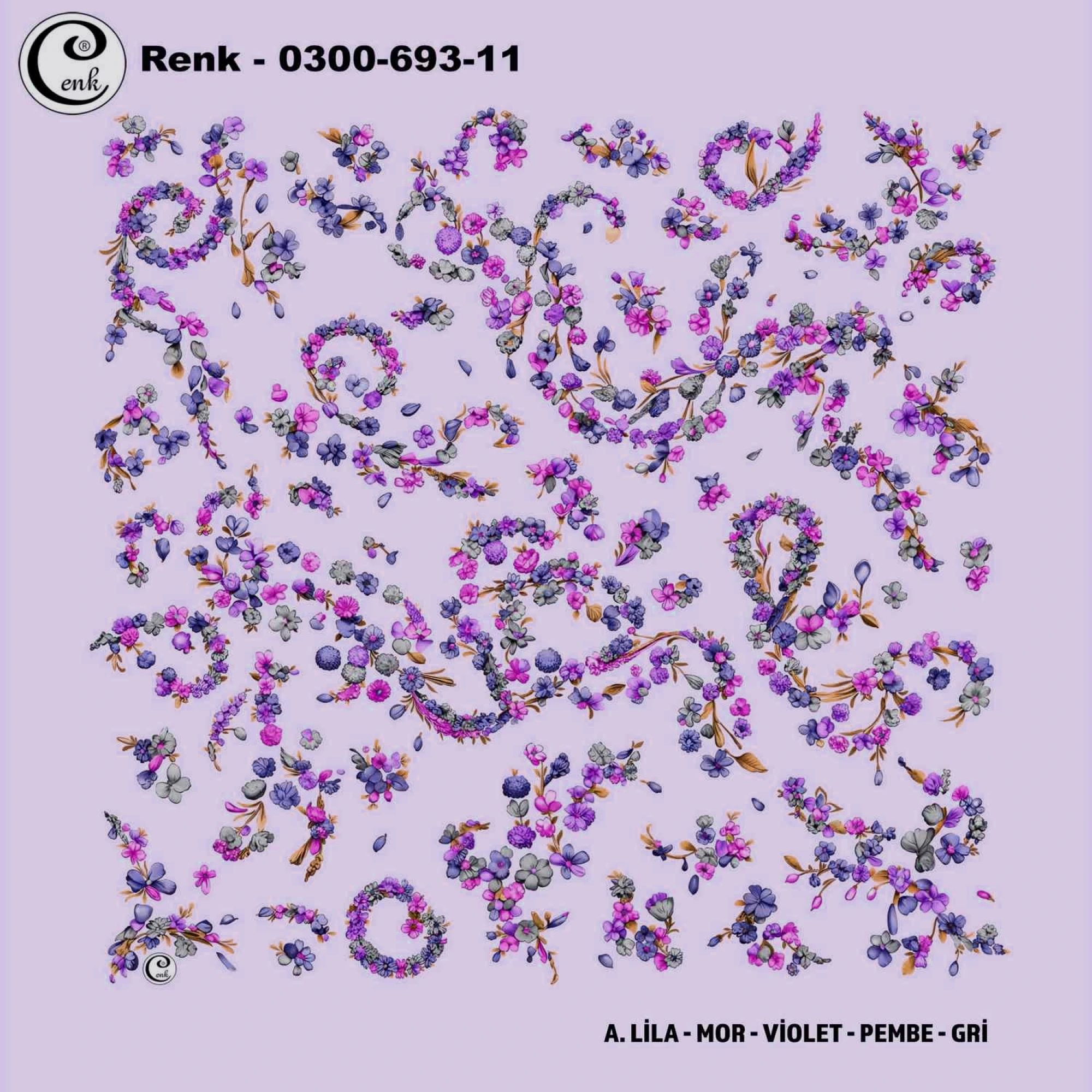 Cenk Desenli Oyalık Yazma 693-11