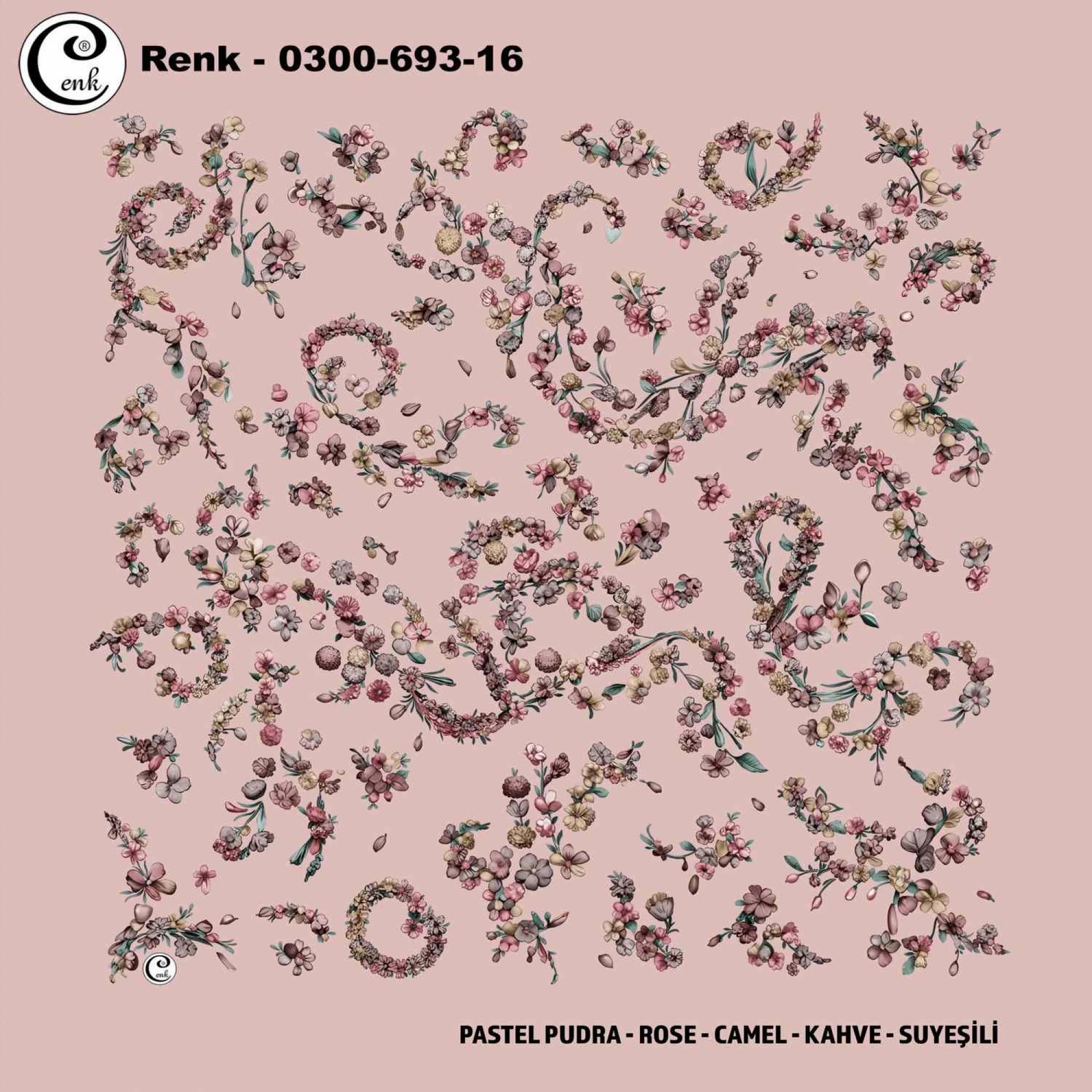 Cenk Desenli Oyalık Yazma 693-16