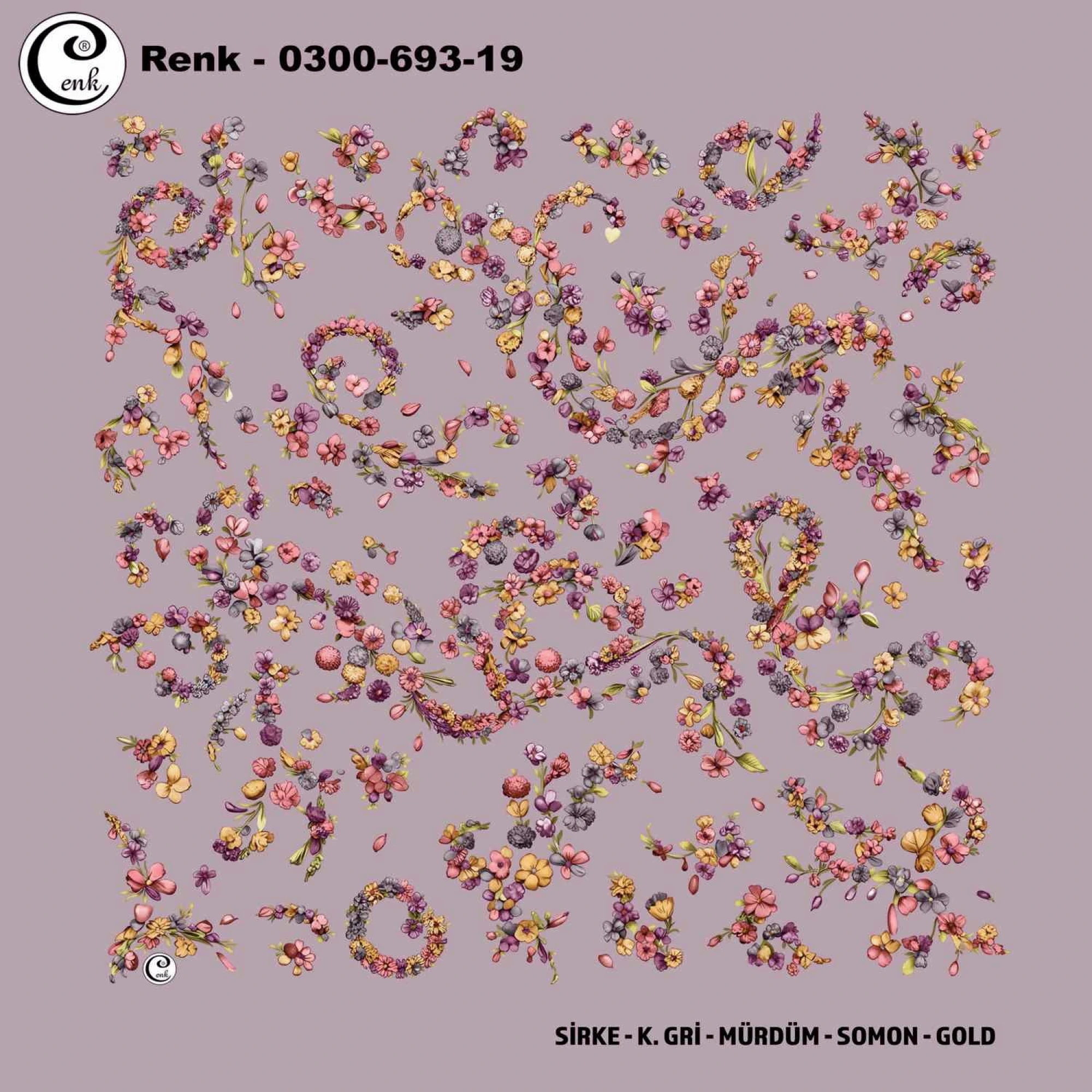 Cenk Desenli Oyalık Yazma 693-19