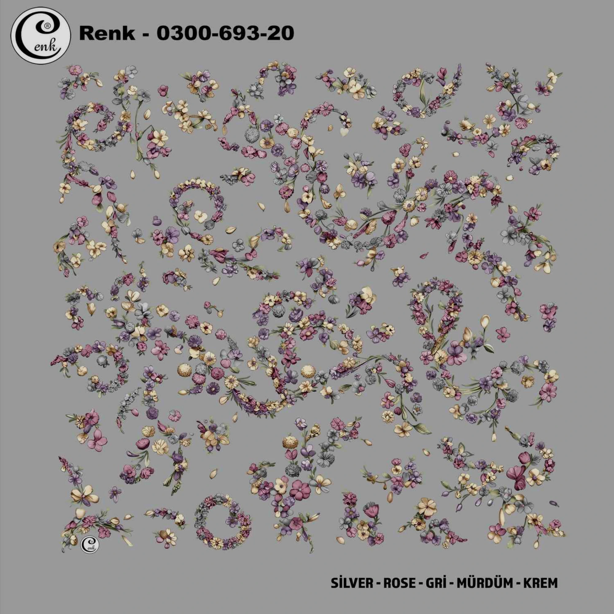 Cenk Desenli Oyalık Yazma 693-20