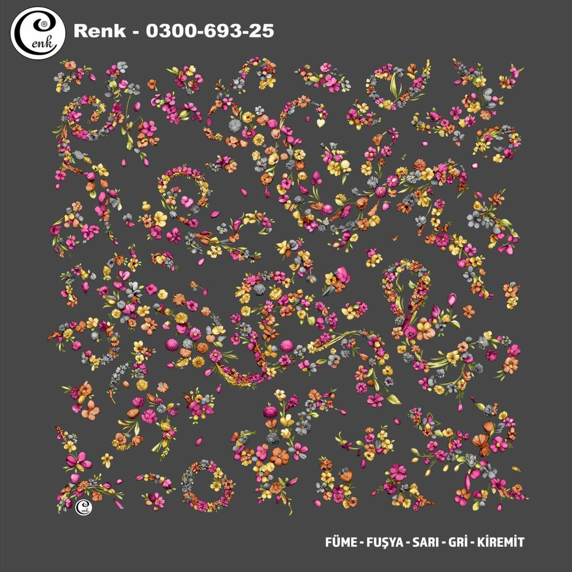 Cenk Desenli Oyalık Yazma 693-25