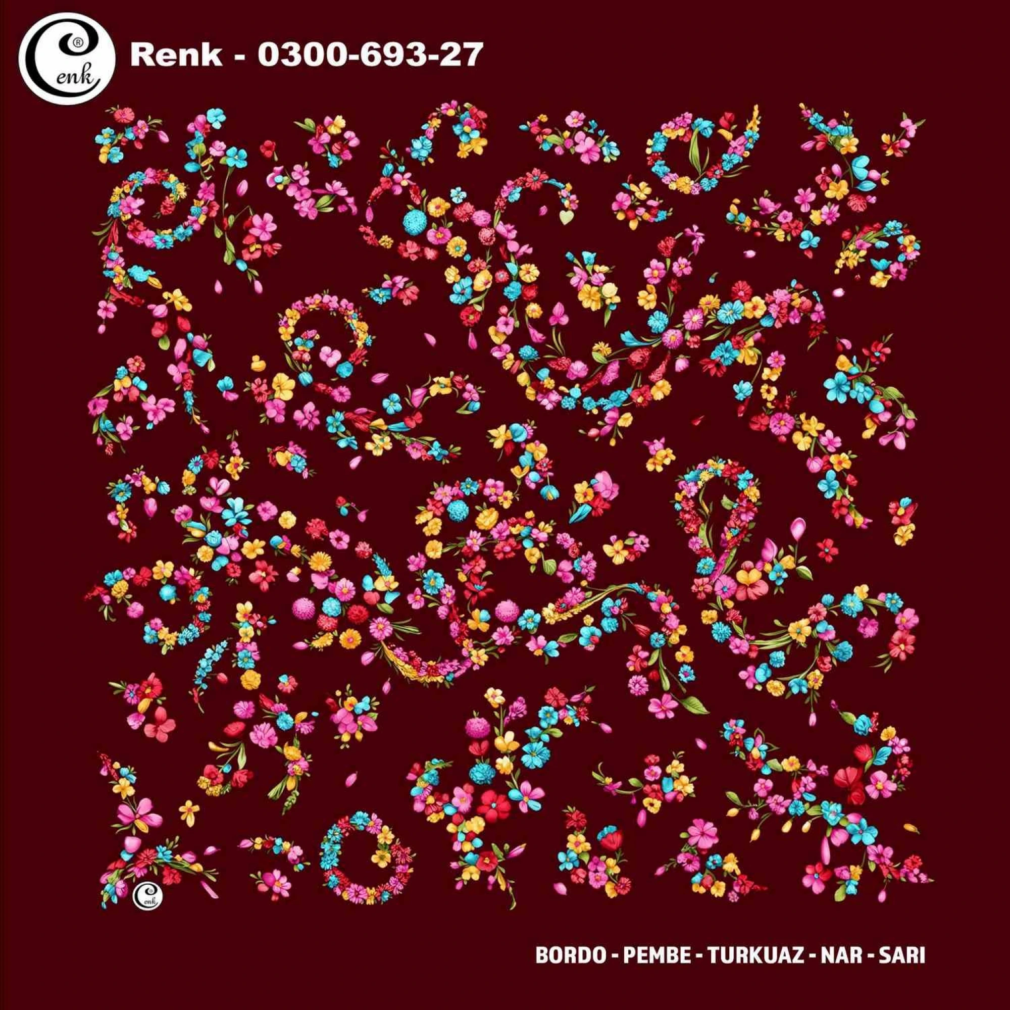 Cenk Desenli Oyalık Yazma 693-27