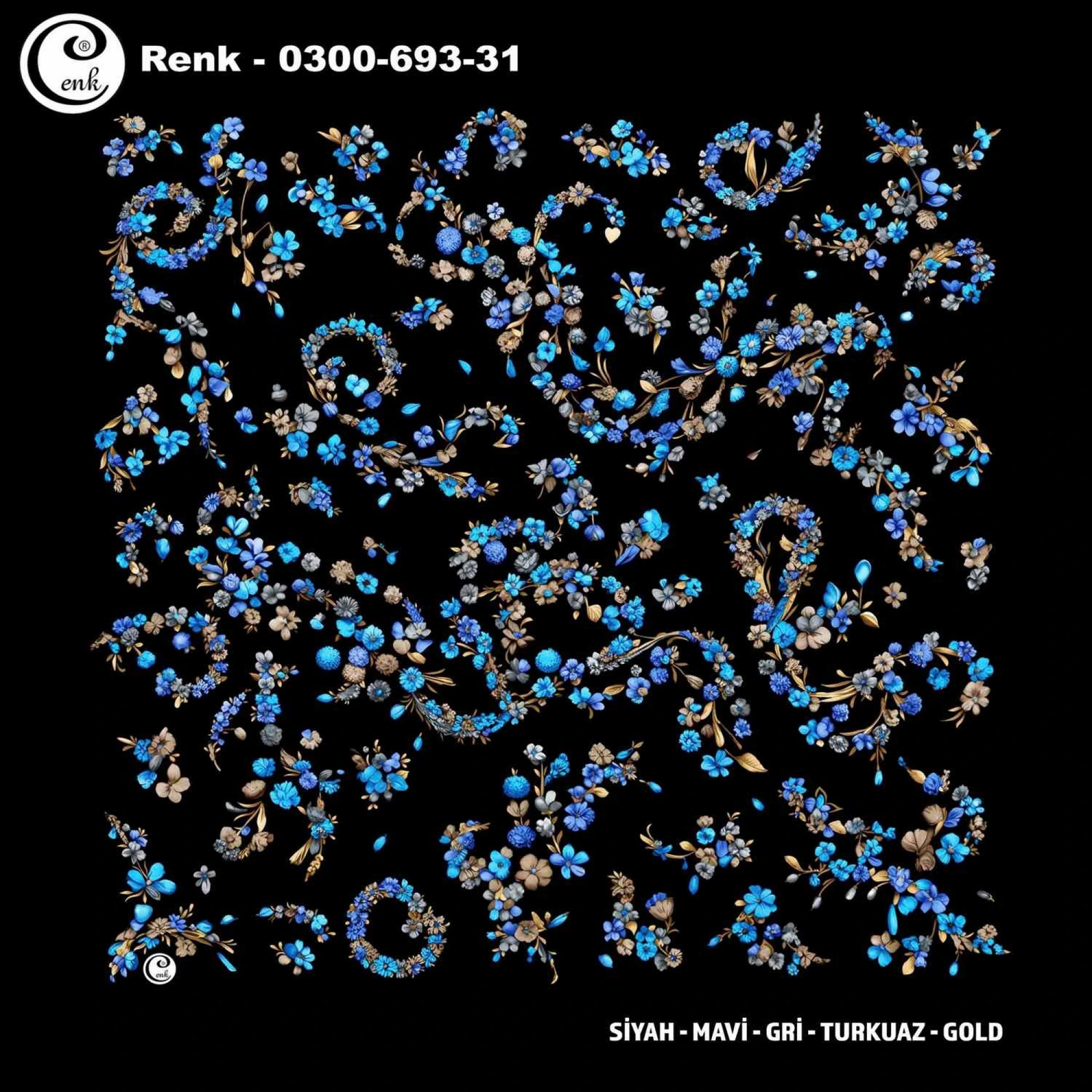 Cenk Desenli Oyalık Yazma 693-31