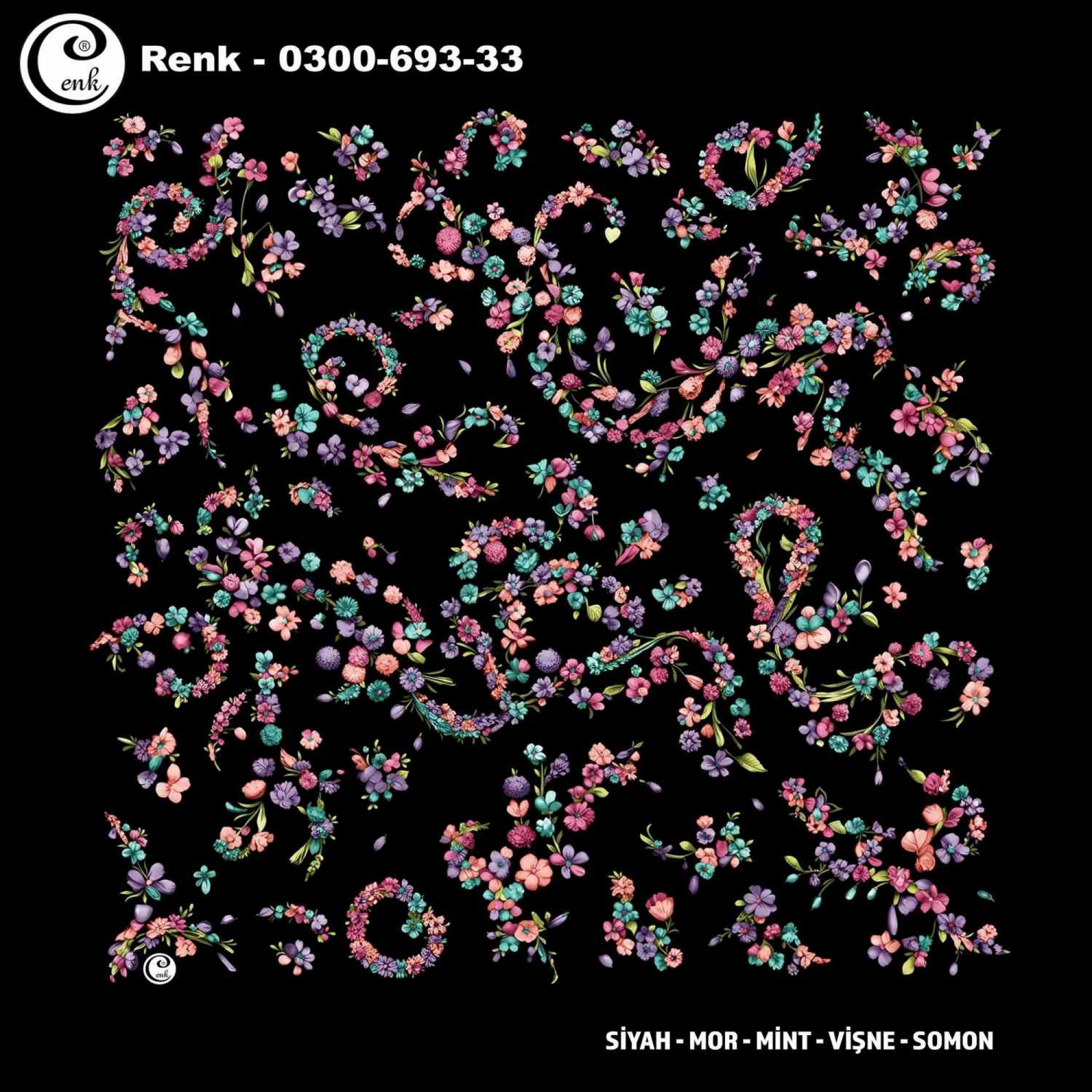 Cenk Desenli Oyalık Yazma 693-33