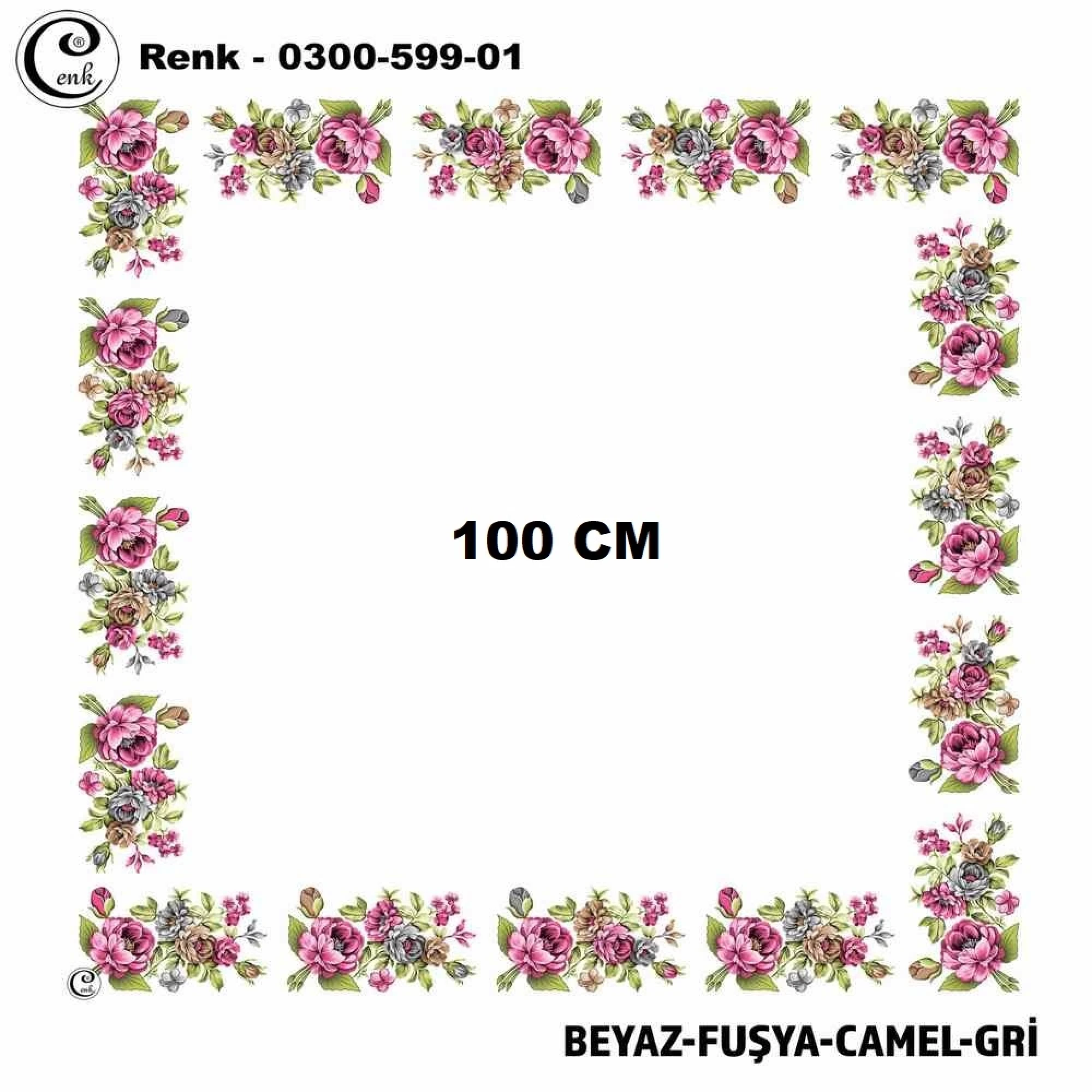 Cenk İçi Boş Oyalık Yazma (100 Cm) 599-01