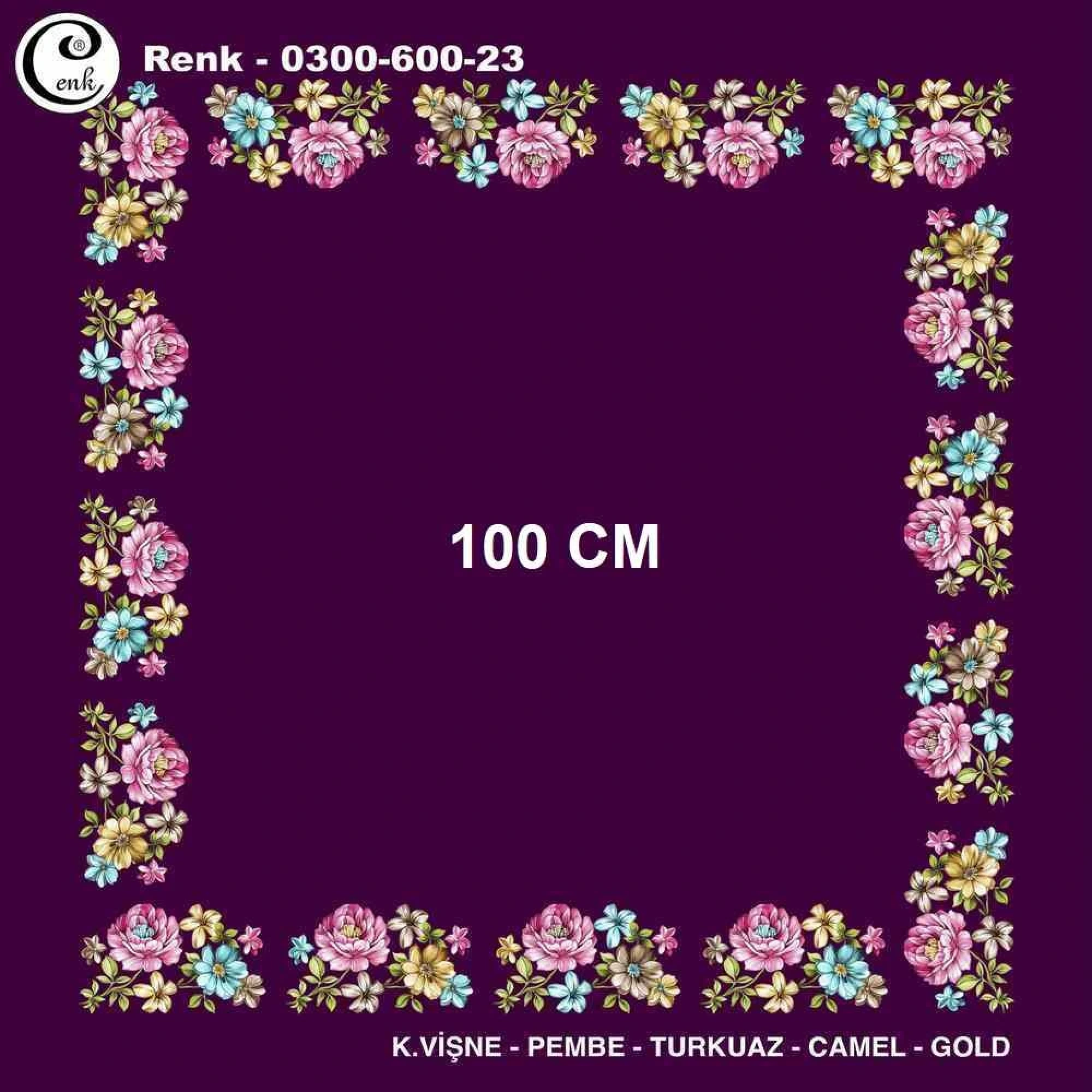 Cenk İçi Boş Oyalık Yazma (100 Cm) 600-23
