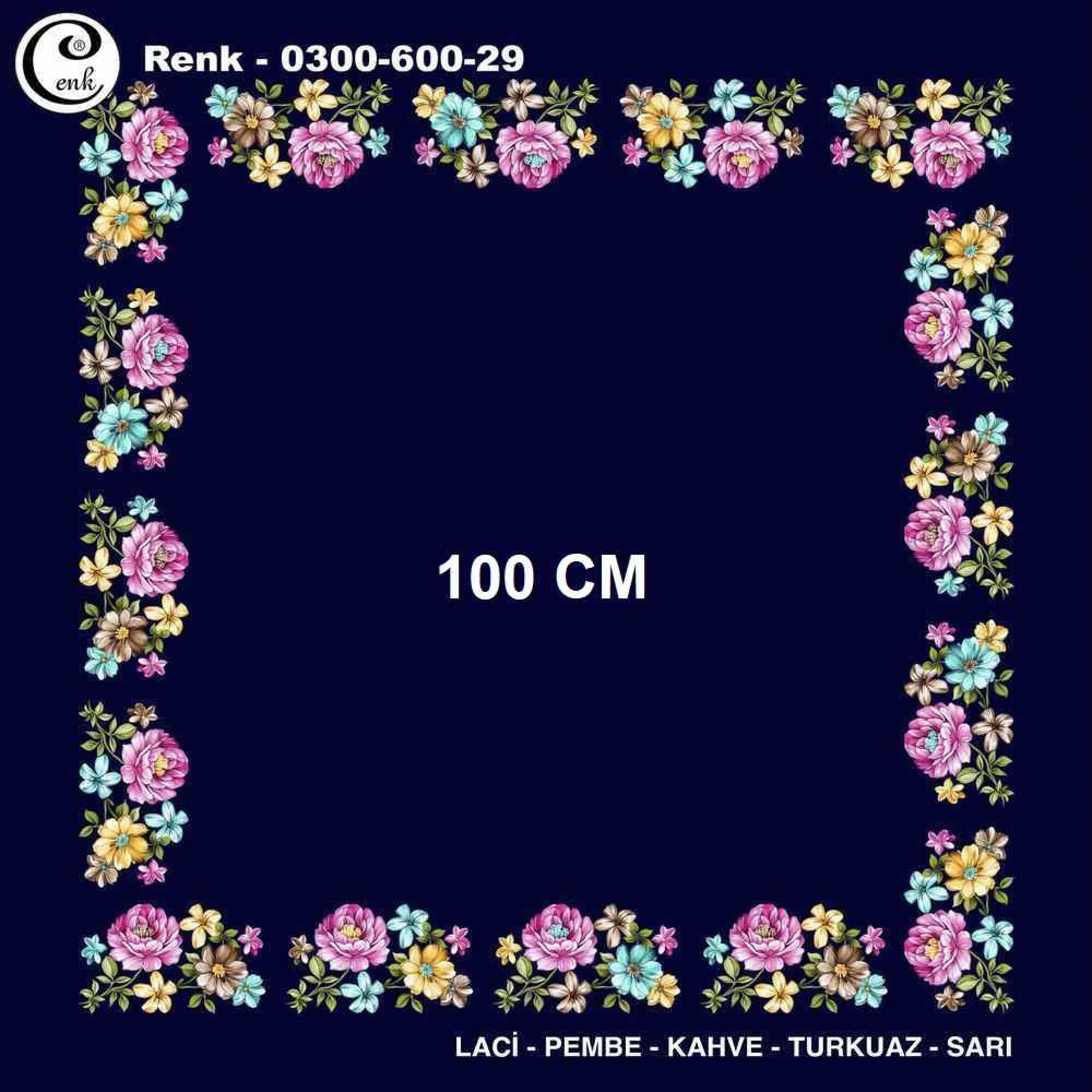 Cenk İçi Boş Oyalık Yazma (100 Cm) 600-29
