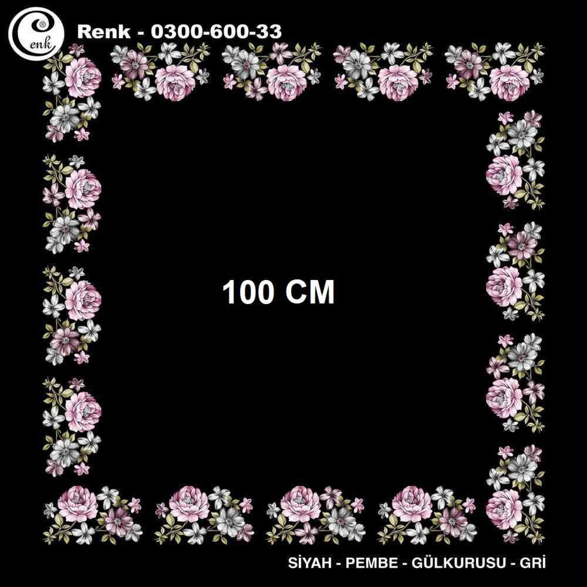 Cenk İçi Boş Oyalık Yazma (100 Cm) 600-33