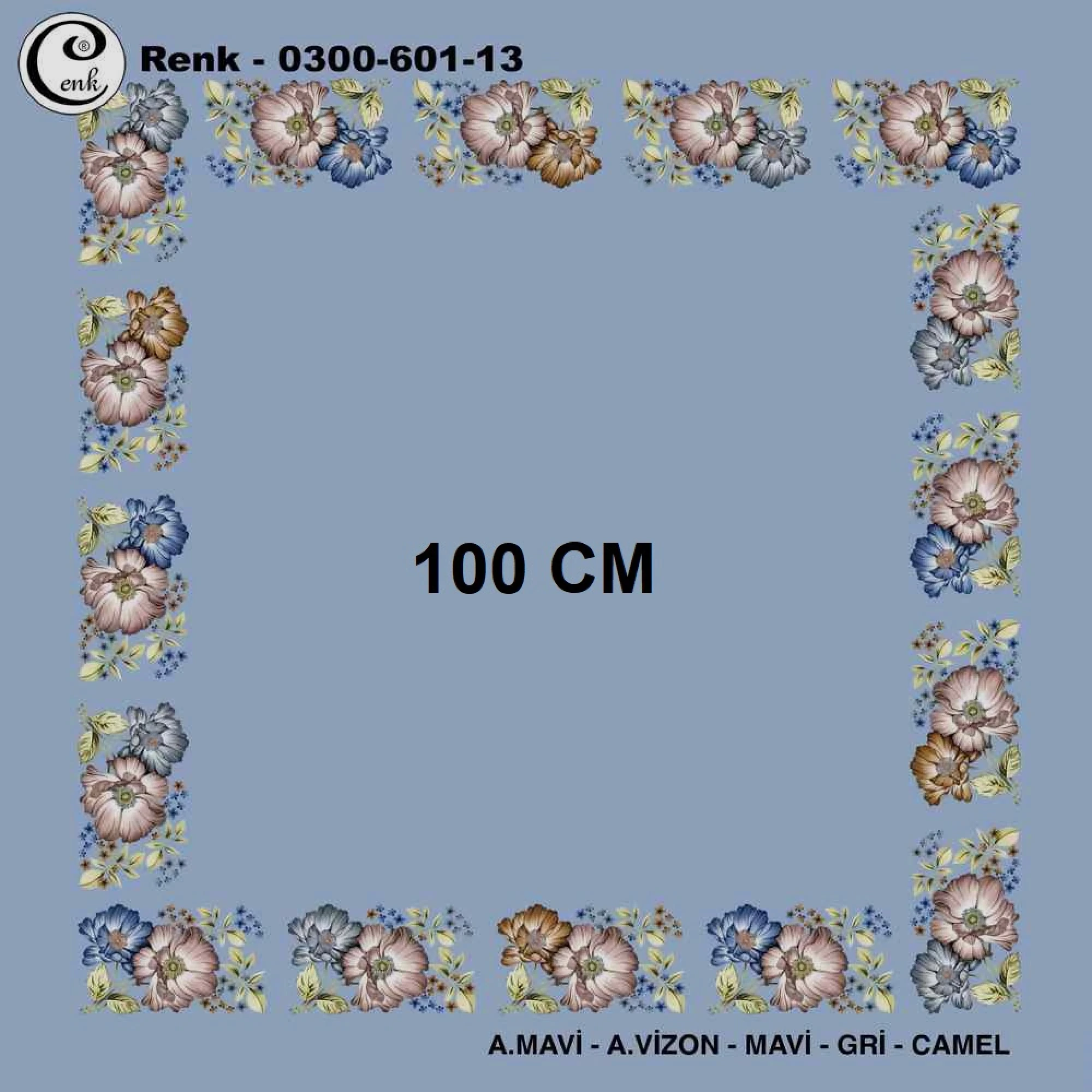 Cenk İçi Boş Oyalık Yazma (100 Cm) 601-13
