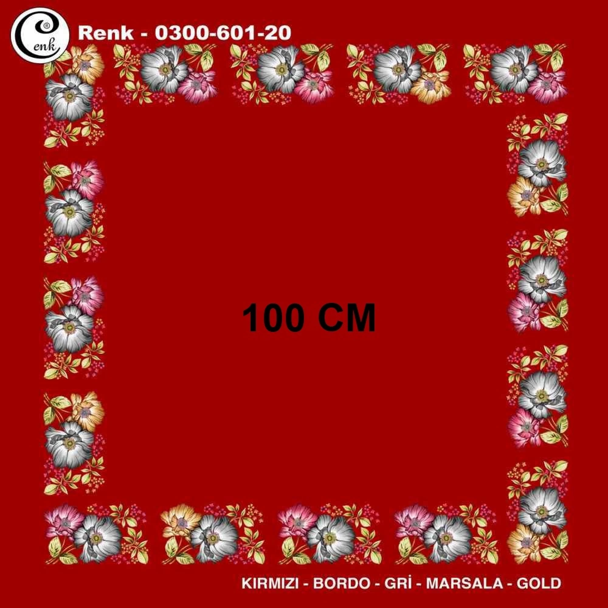 Cenk İçi Boş Oyalık Yazma (100 Cm) 601-20