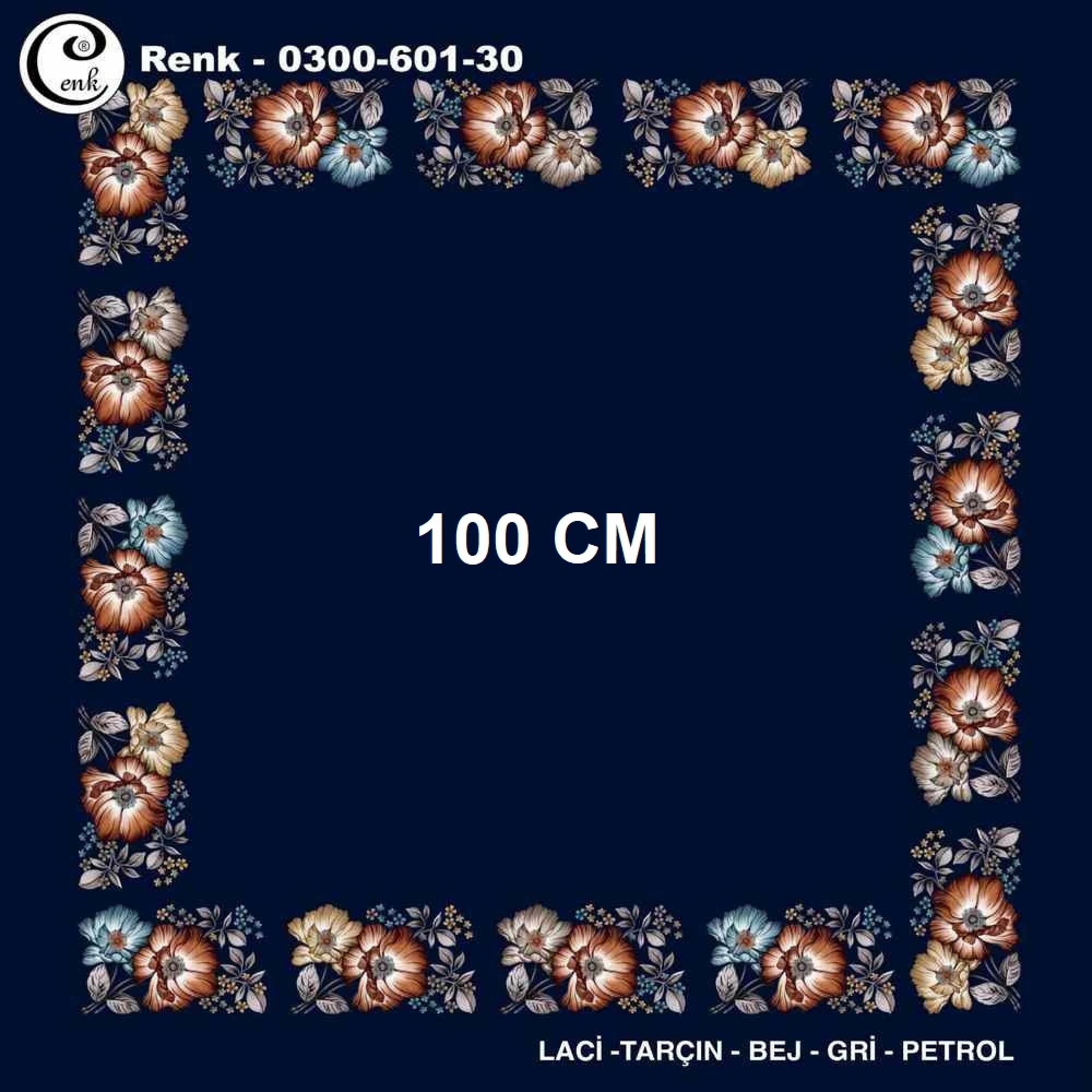 Cenk İçi Boş Oyalık Yazma (100 Cm) 601-30