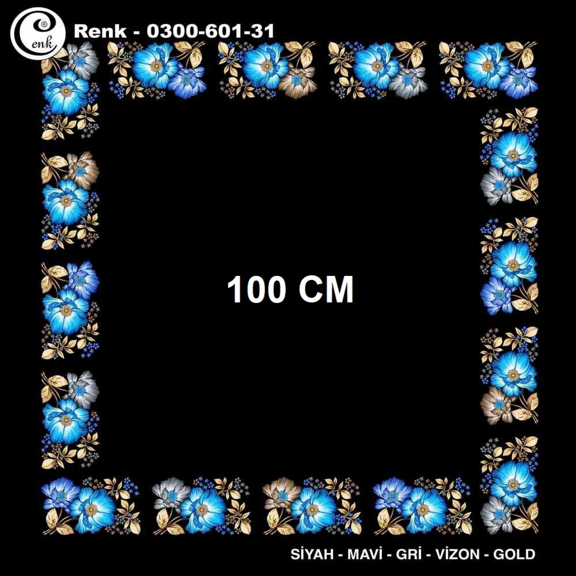 Cenk İçi Boş Oyalık Yazma (100 Cm) 601-31
