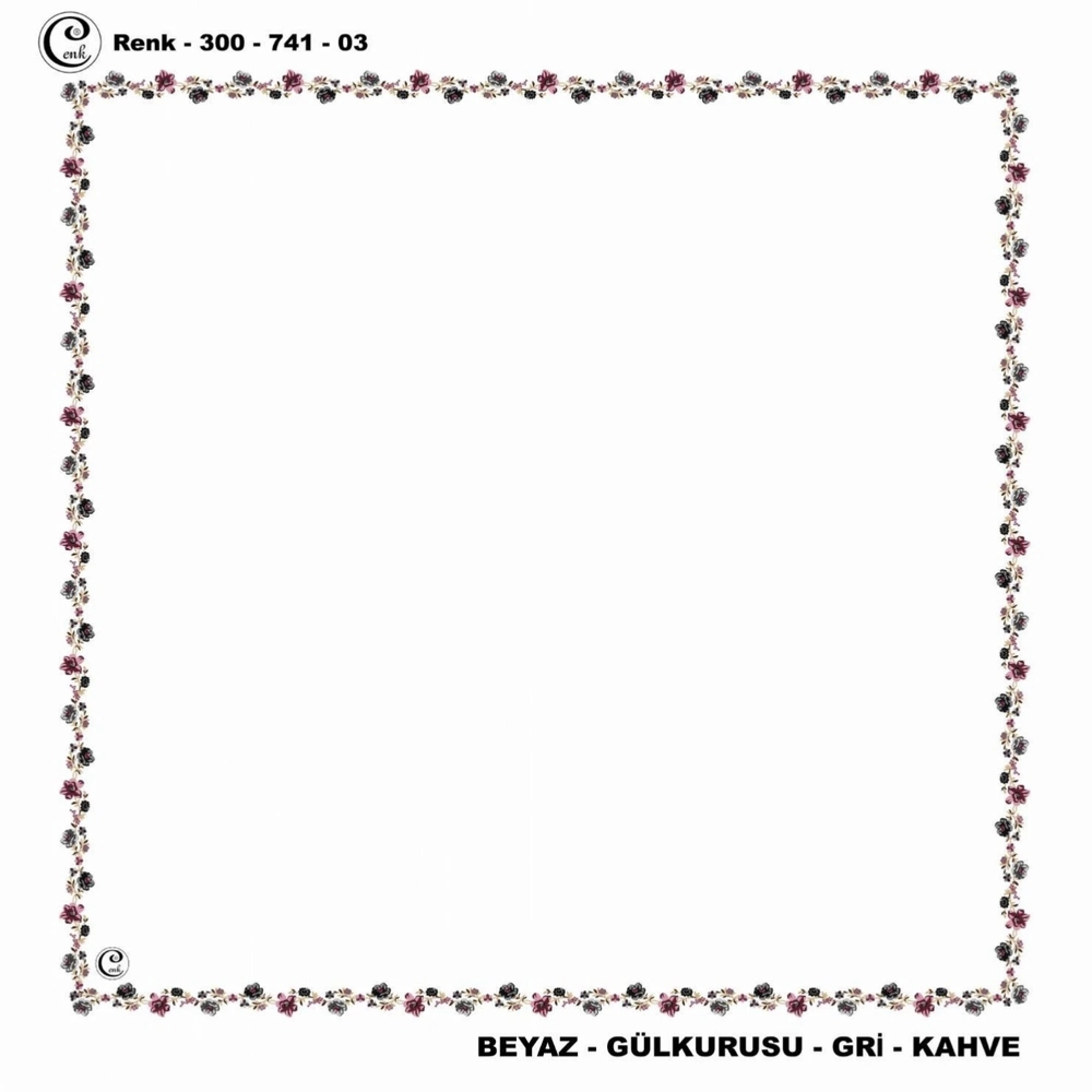 Cenk İçi Boş Oyalık Yazma (100 Cm) 741-03