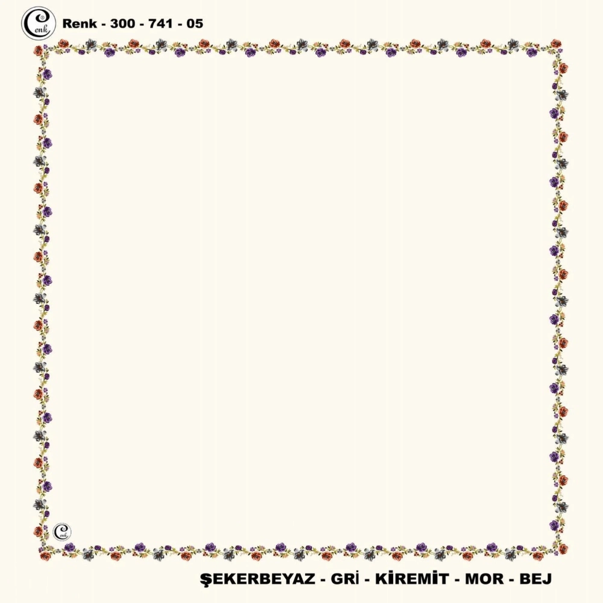 Cenk İçi Boş Oyalık Yazma (100 Cm) 741-05