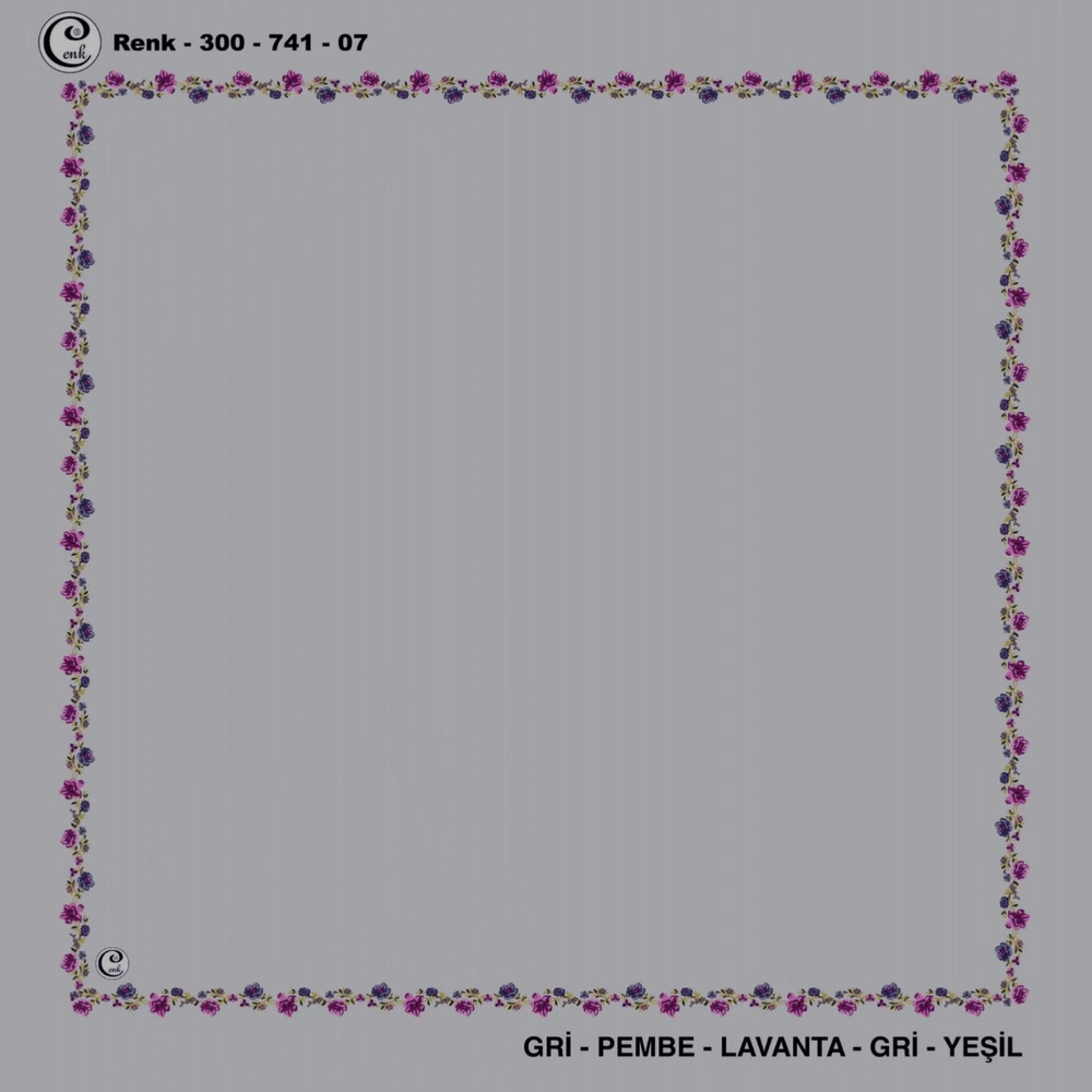 Cenk İçi Boş Oyalık Yazma (100 Cm) 741-07