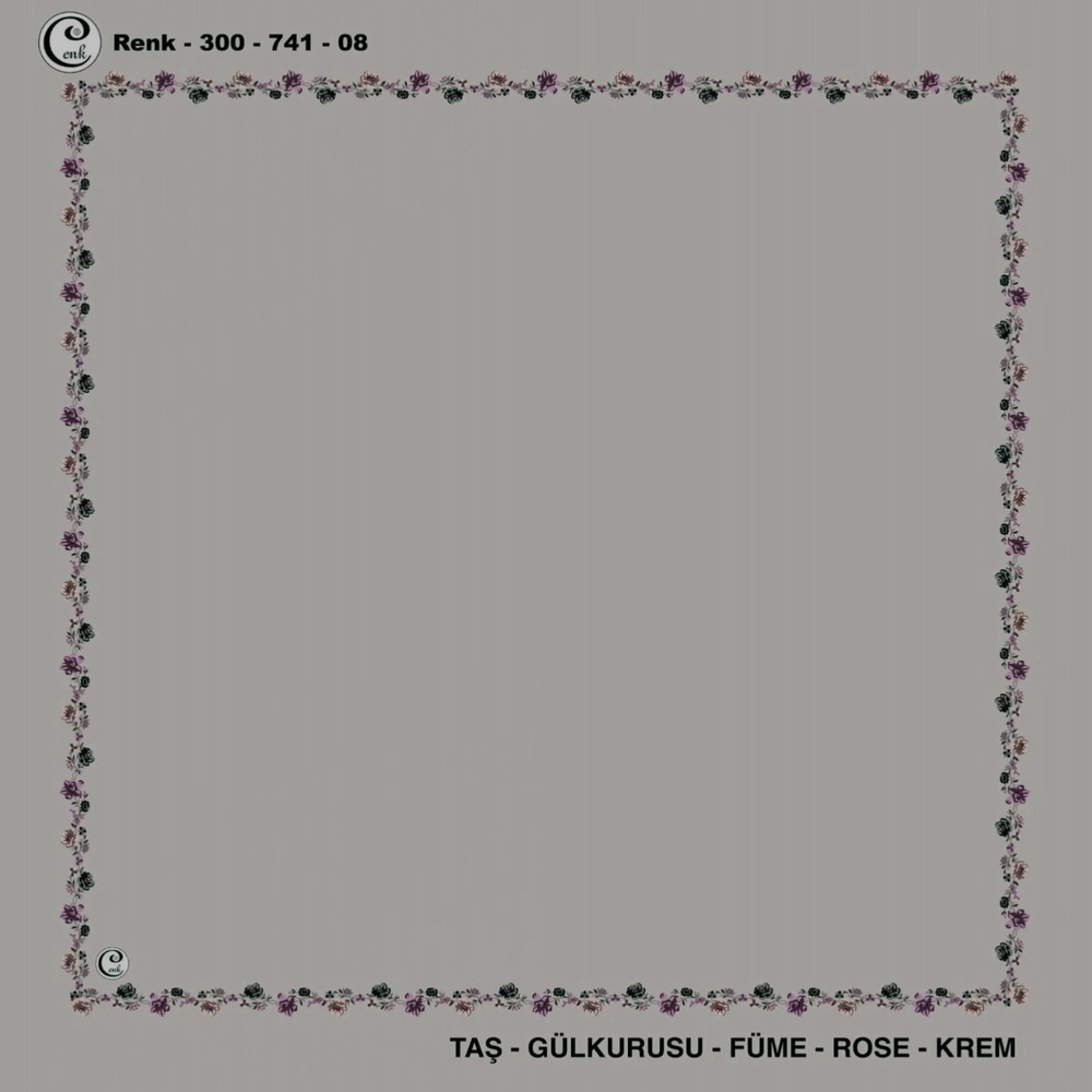 Cenk İçi Boş Oyalık Yazma (100 Cm) 741-08