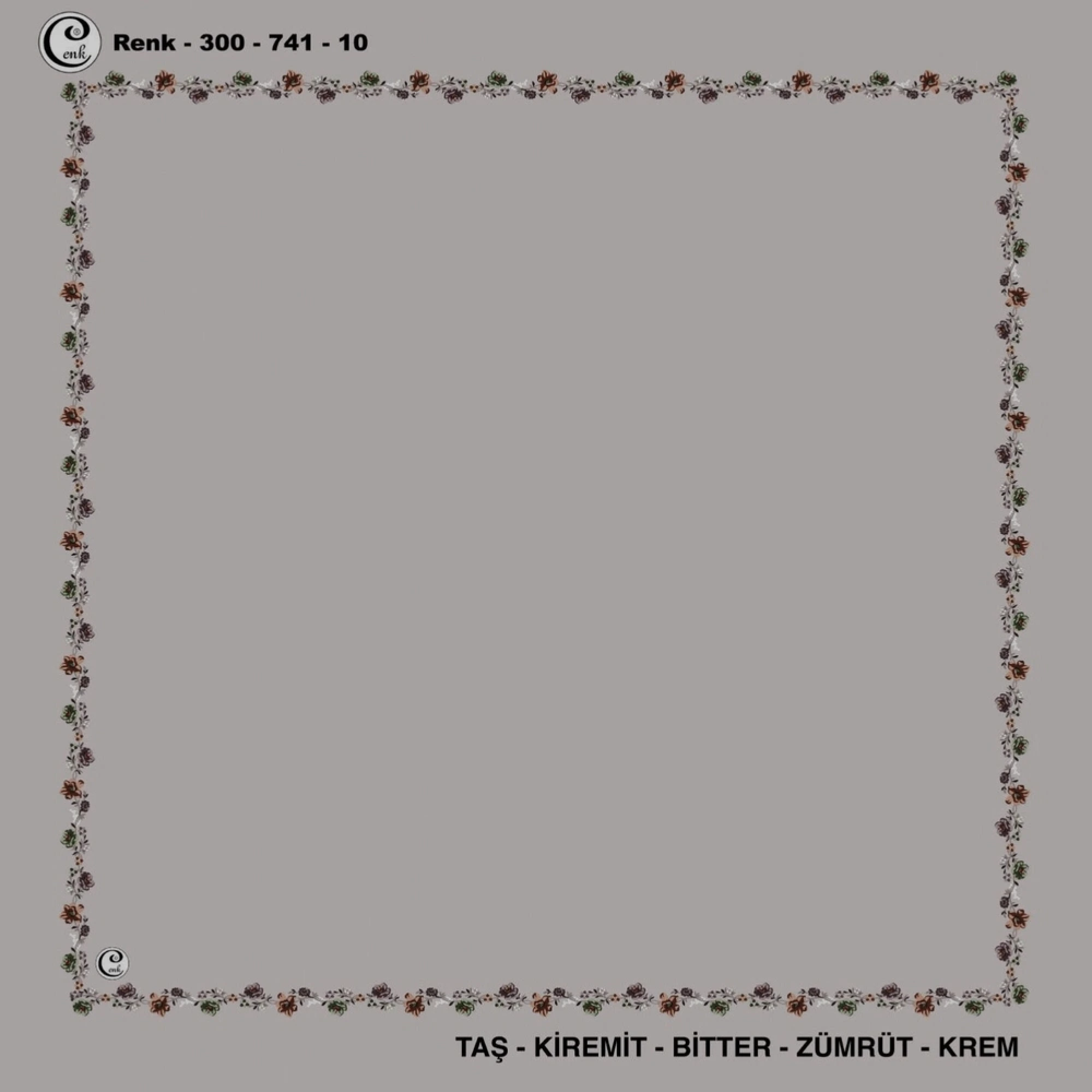 Cenk İçi Boş Oyalık Yazma (100 Cm) 741-10