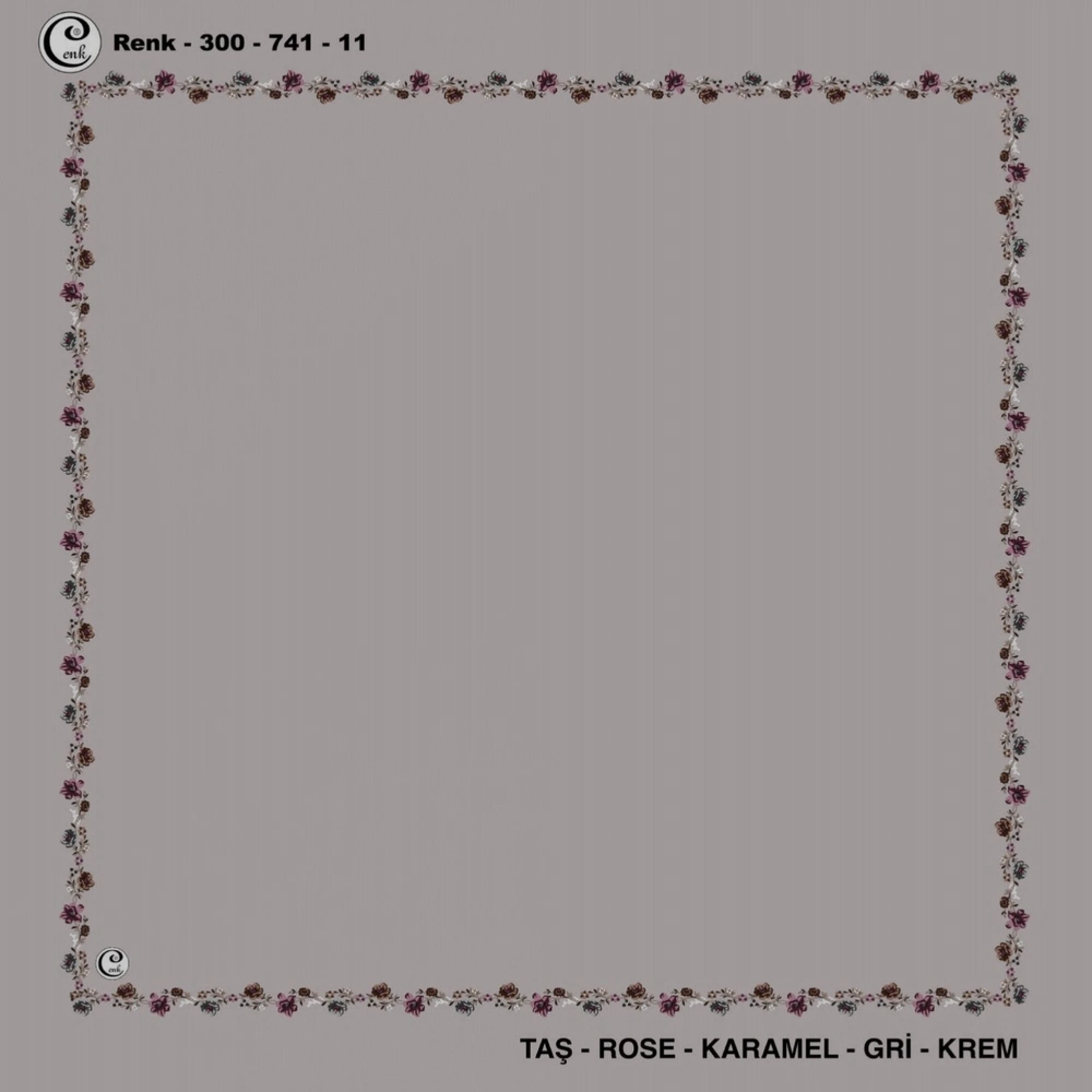 Cenk İçi Boş Oyalık Yazma (100 Cm) 741-11