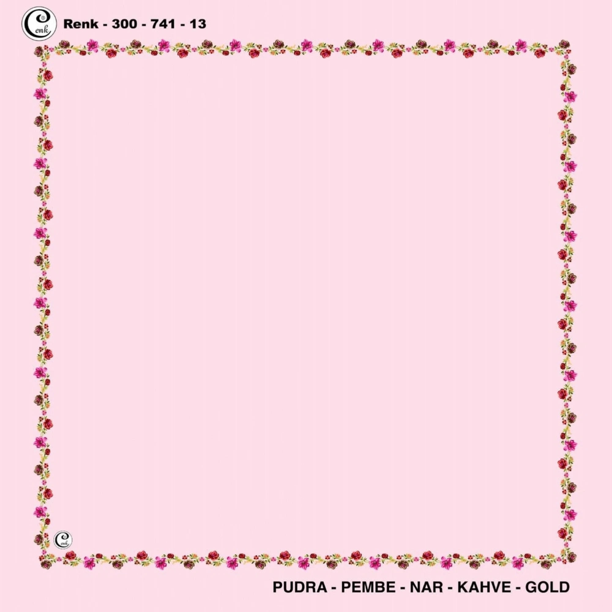 Cenk İçi Boş Oyalık Yazma (100 Cm) 741-13