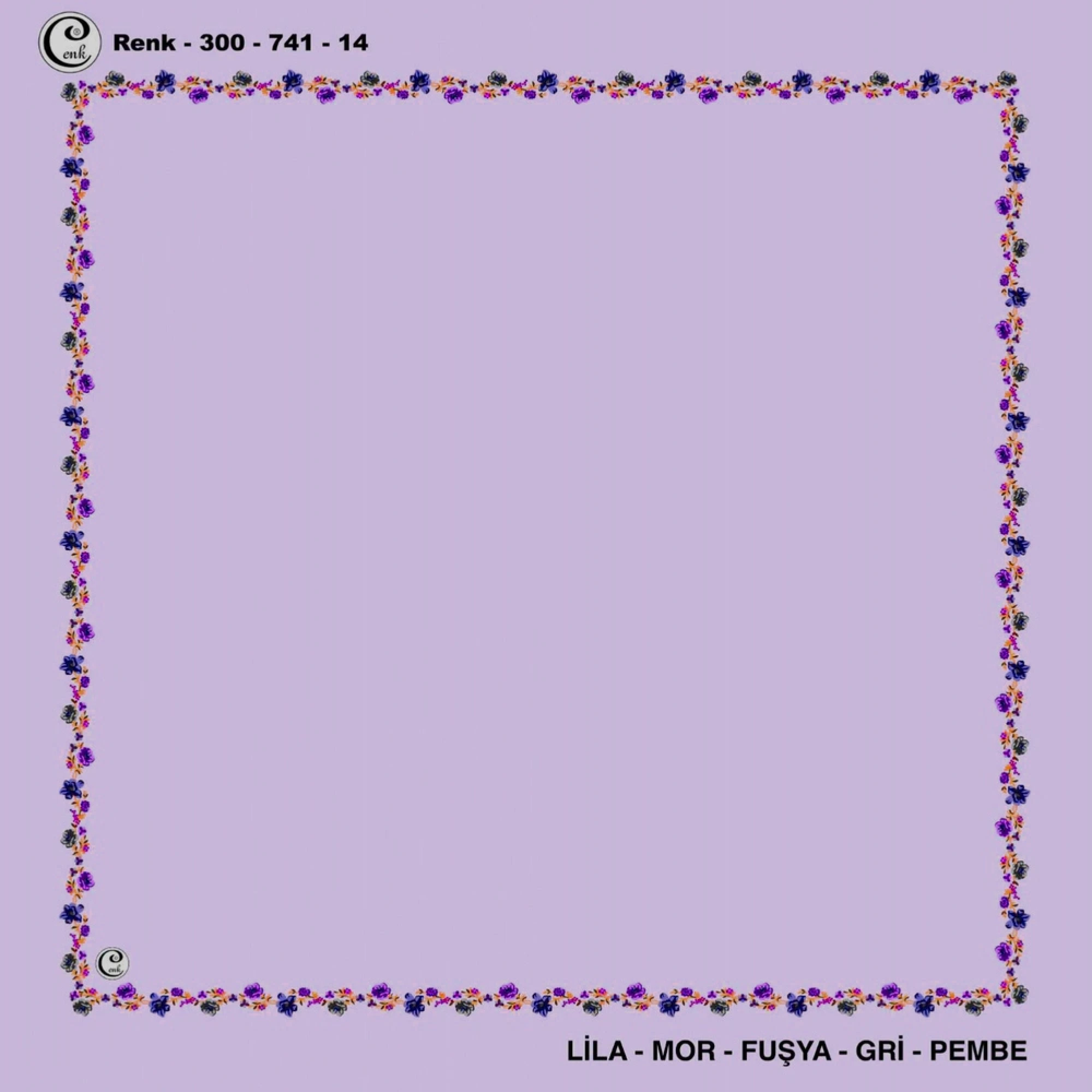 Cenk İçi Boş Oyalık Yazma (100 Cm) 741-14