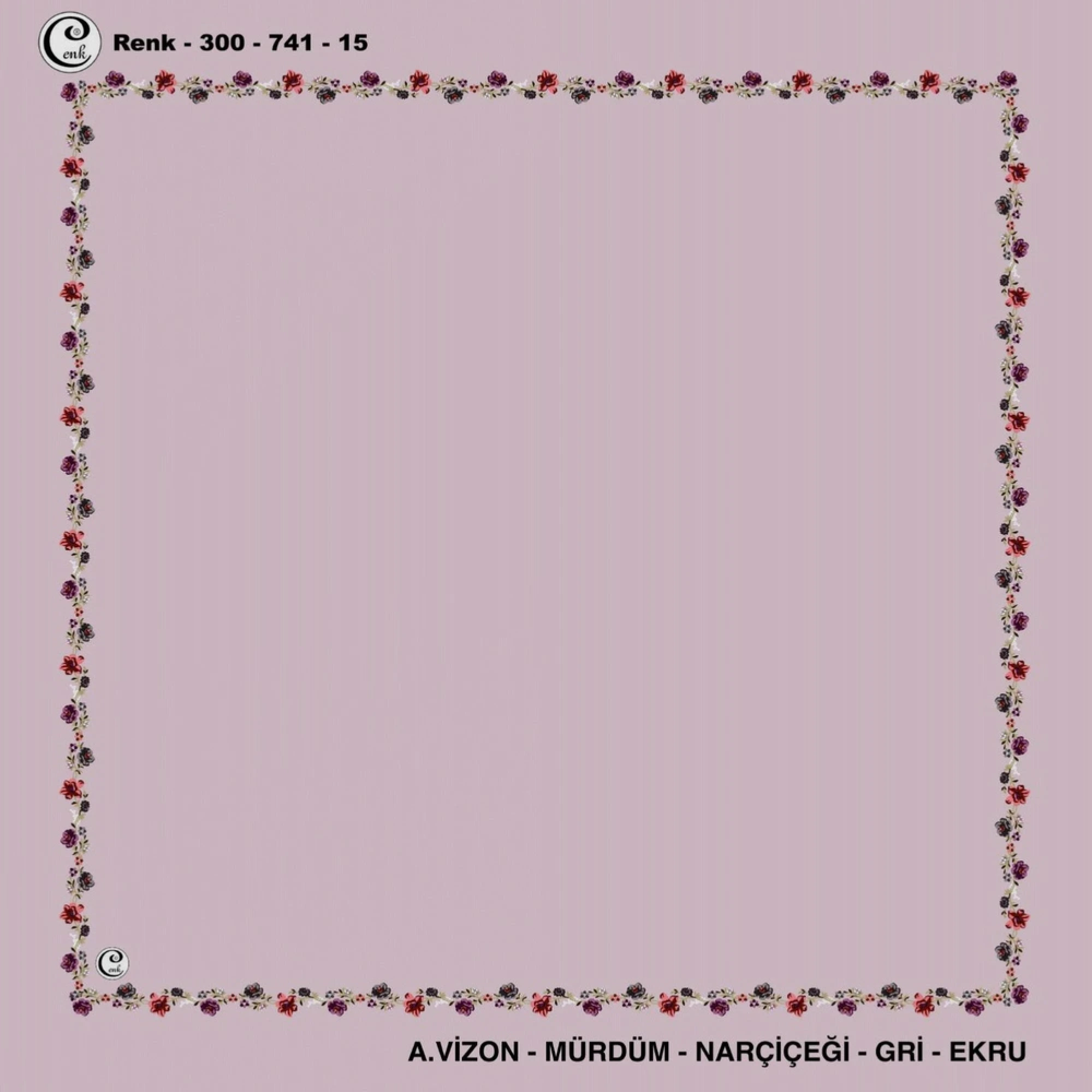 Cenk İçi Boş Oyalık Yazma (100 Cm) 741-15